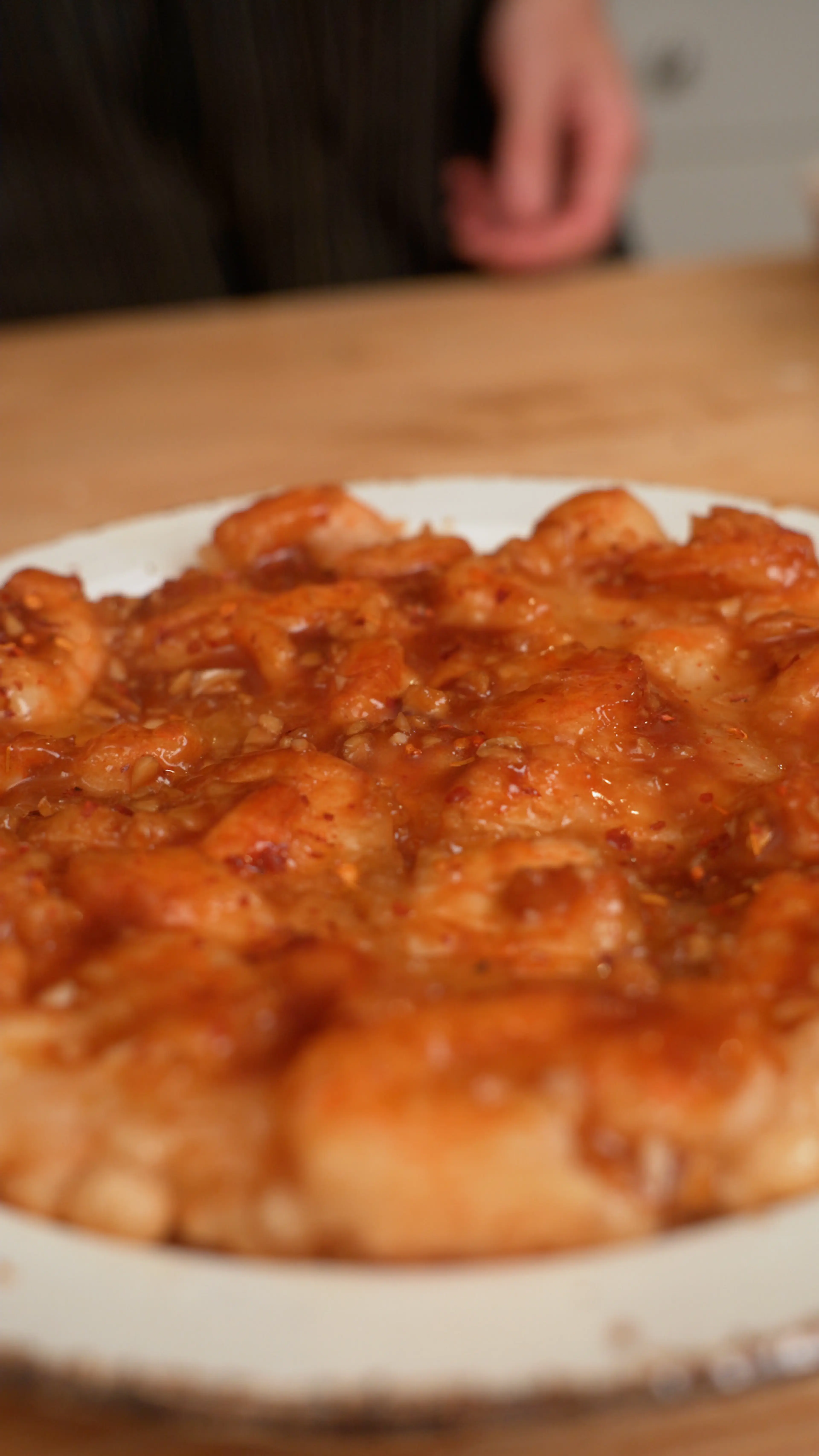 Honey Garlic Shrimp Pancake