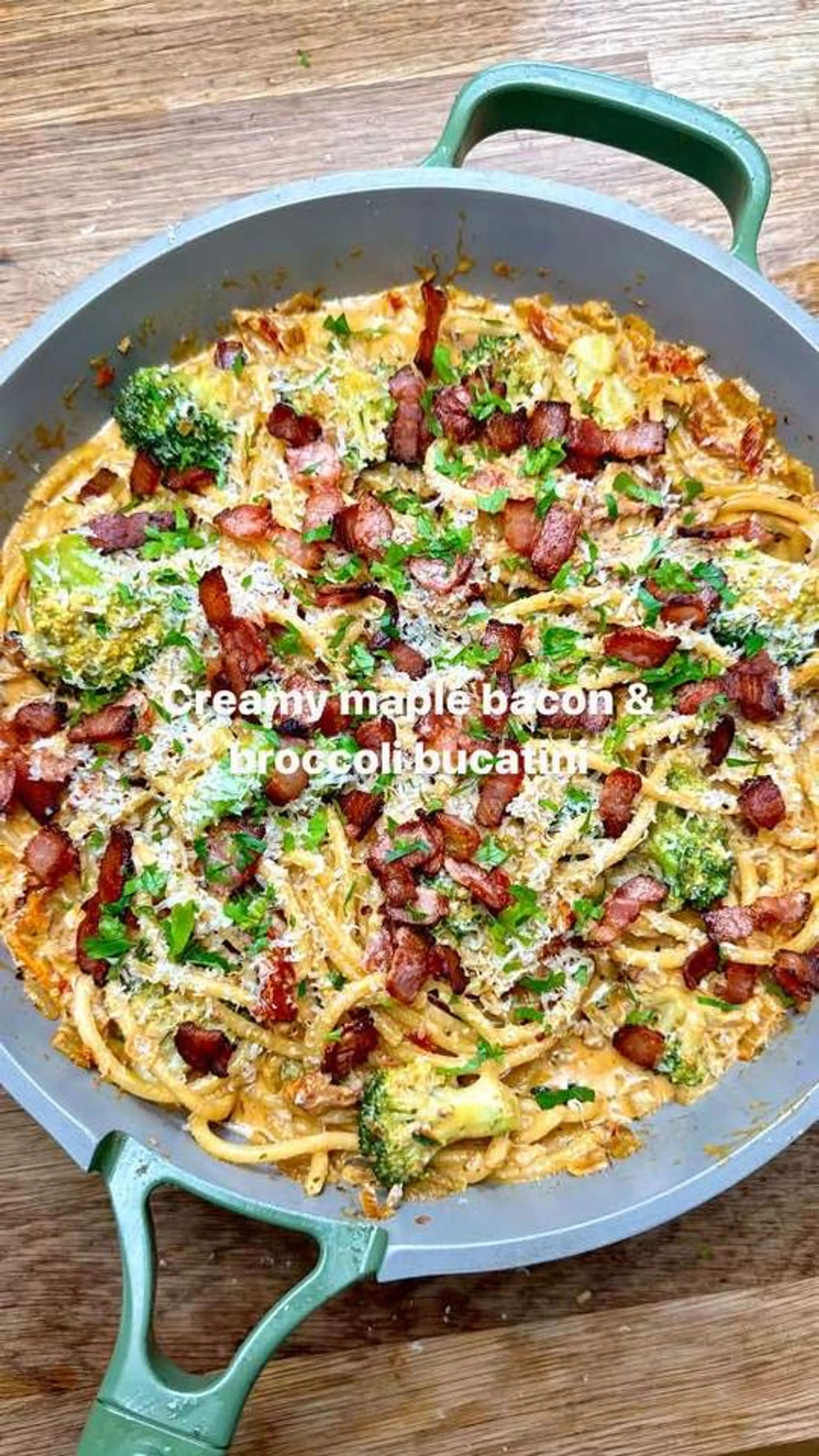 Pâtes au Bacon à L’érable