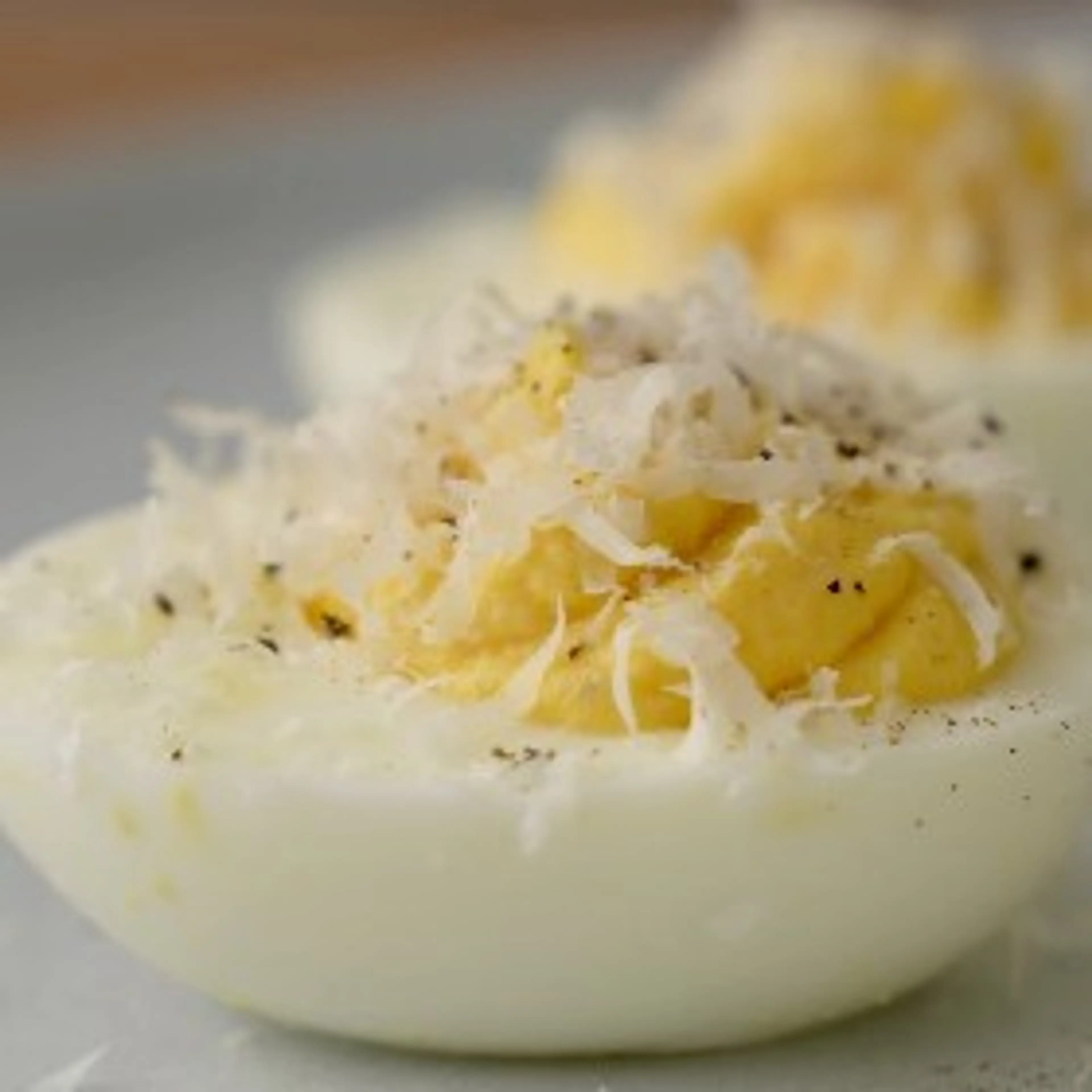 Caesar Salad Deviled Eggs
