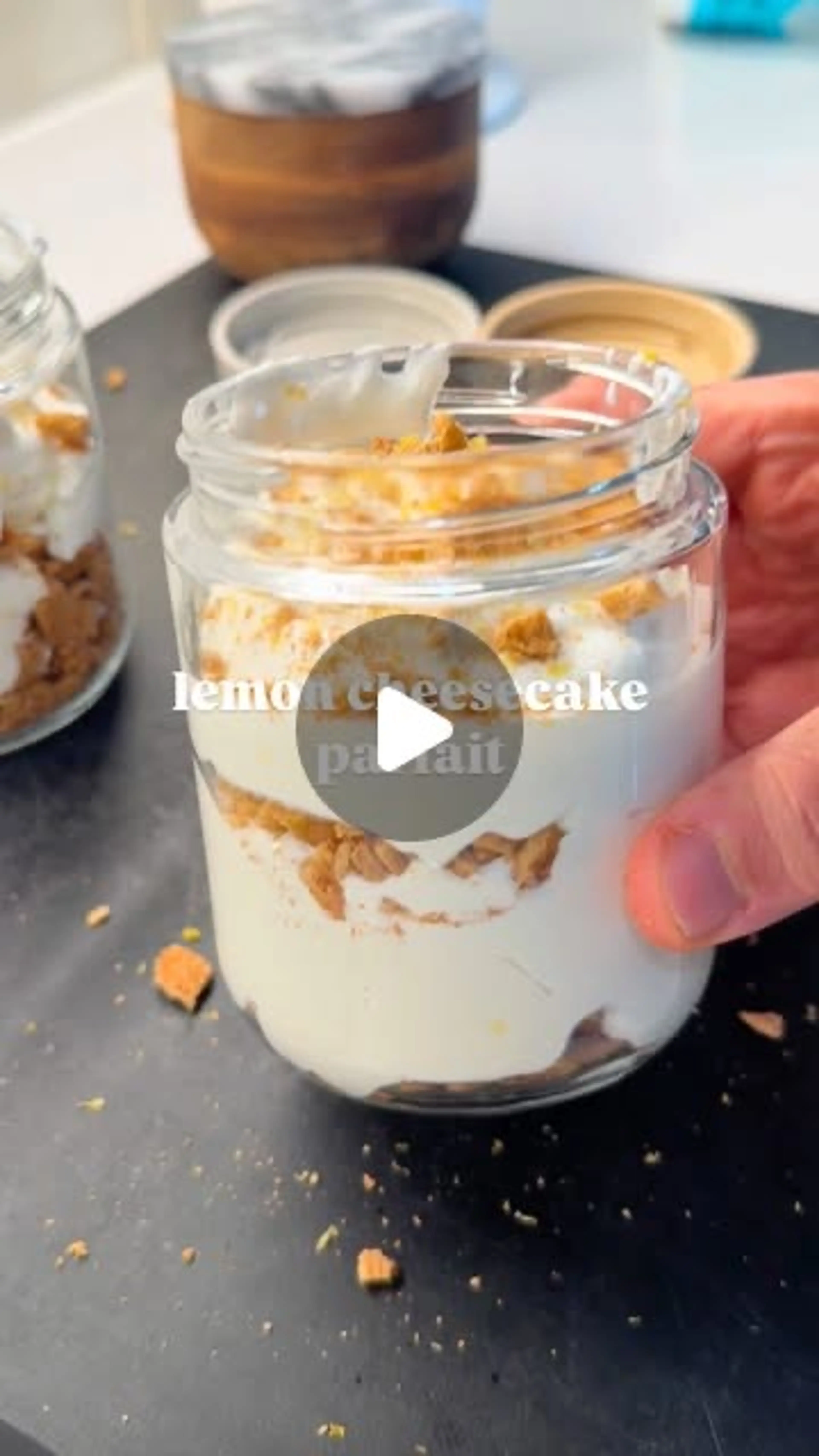 High Protein Lemon Parfait