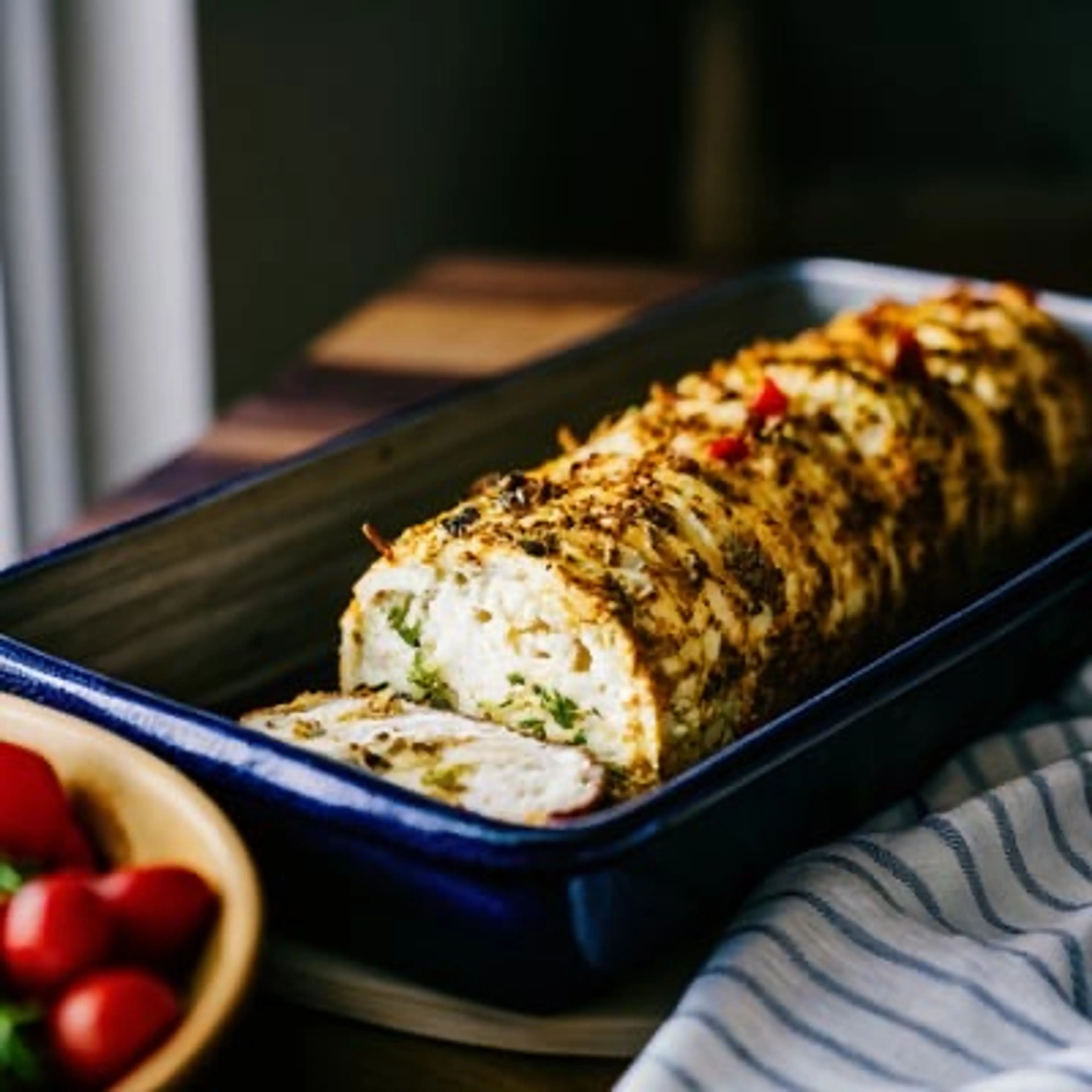 Herbed Goat Cheese Log
