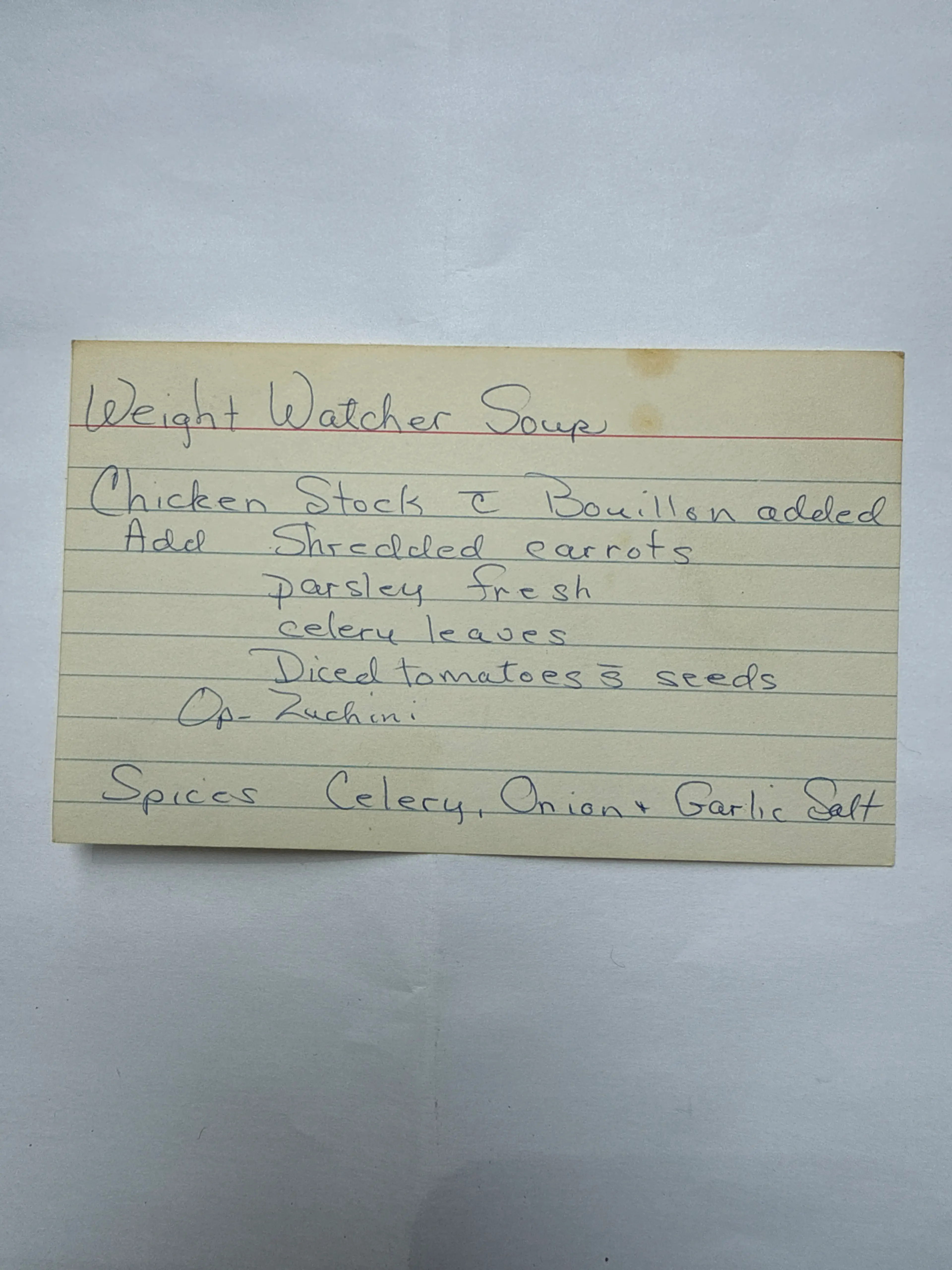 Weight Watcher Soup