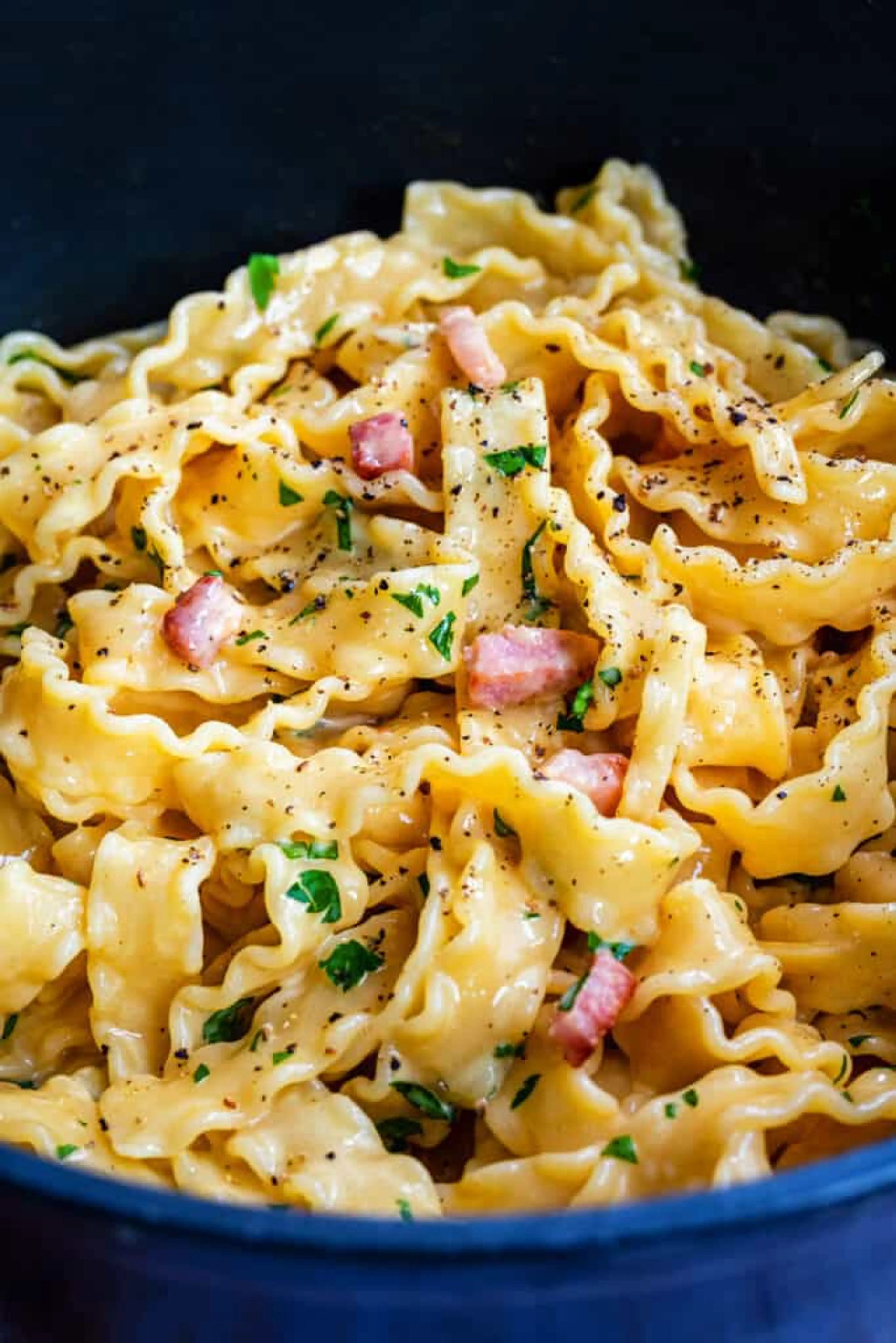 Lasagne mafaldine alfredo