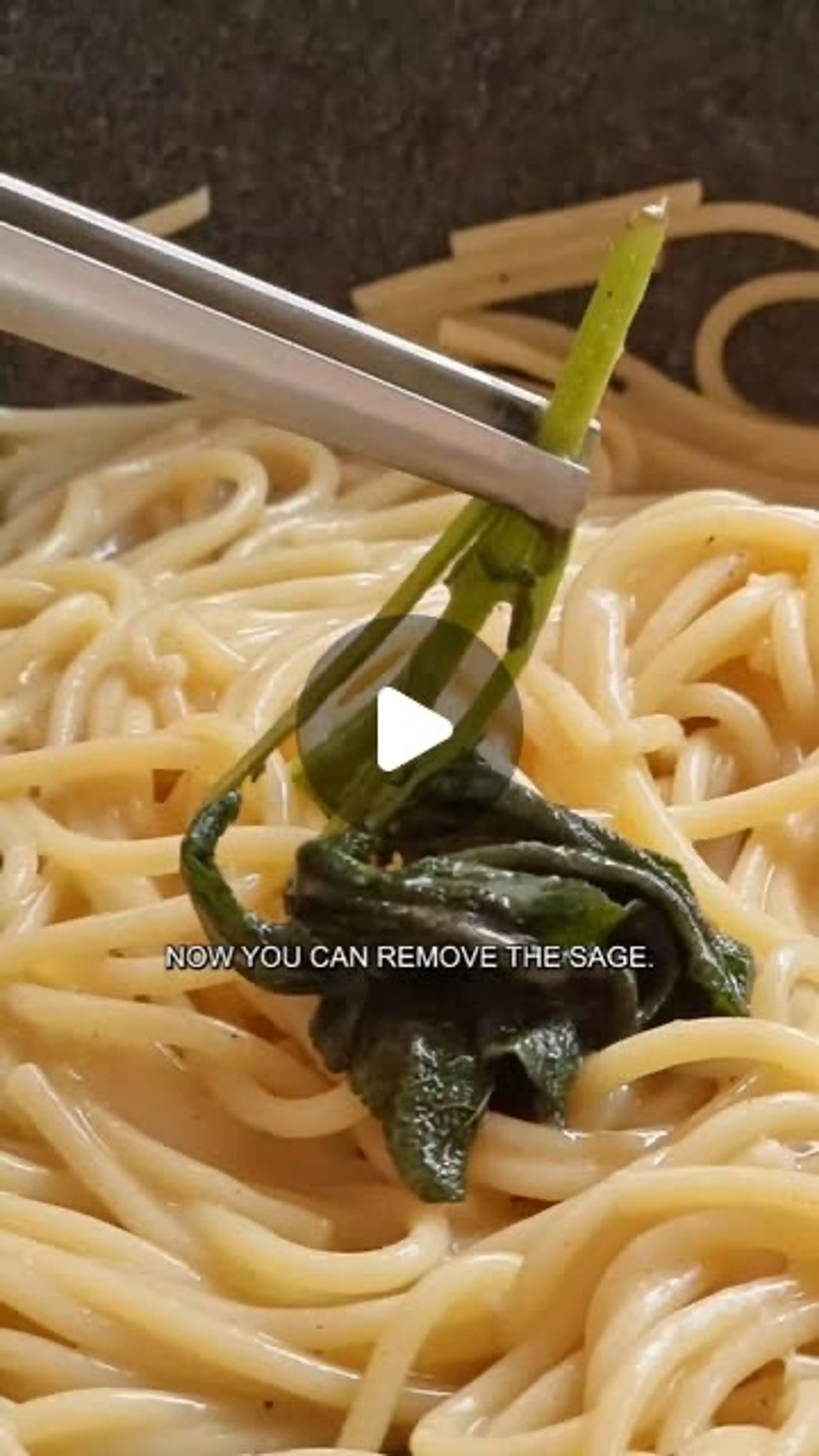 Butter, Sage and Lemon Spaghetti