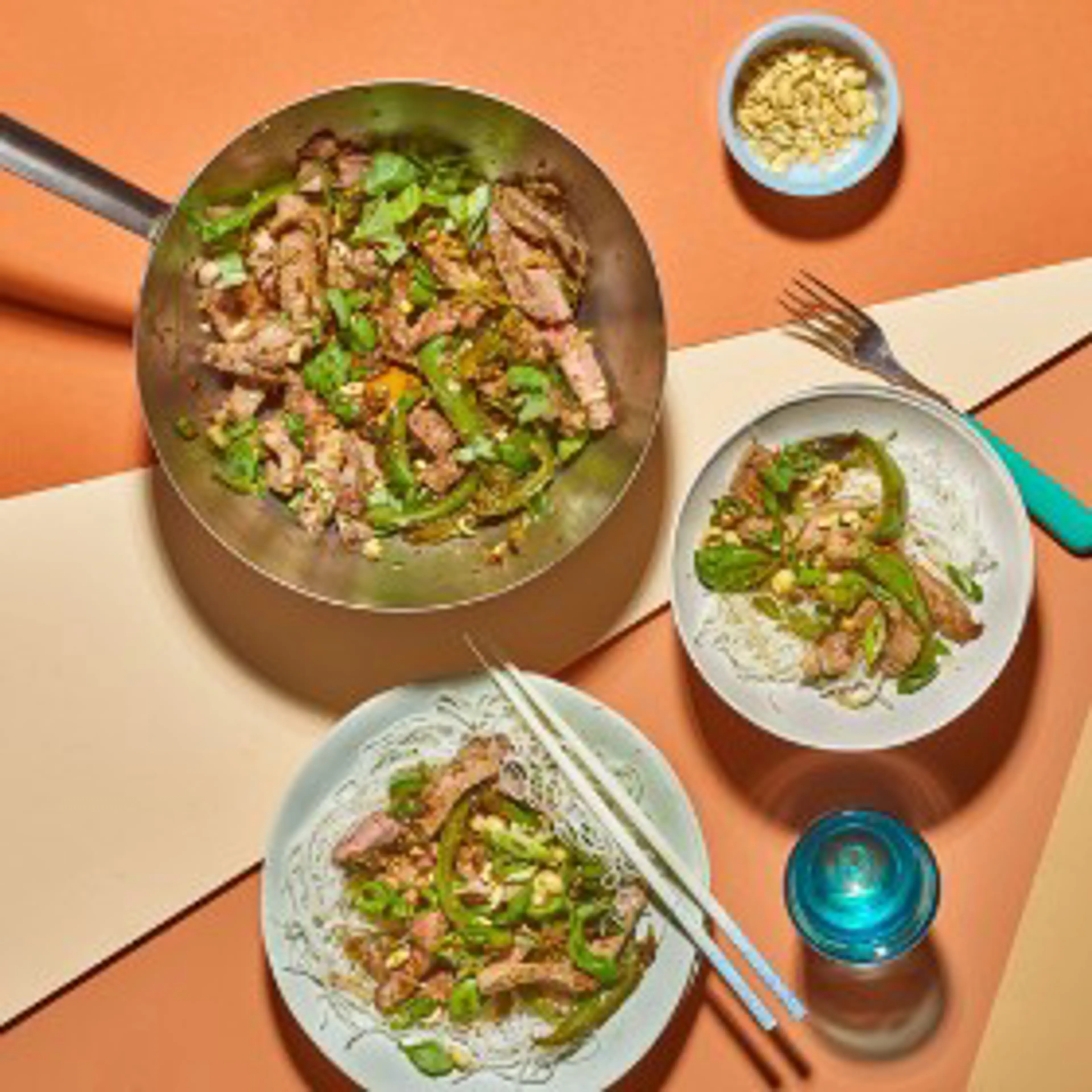 Stir-Fried Beef with Ginger