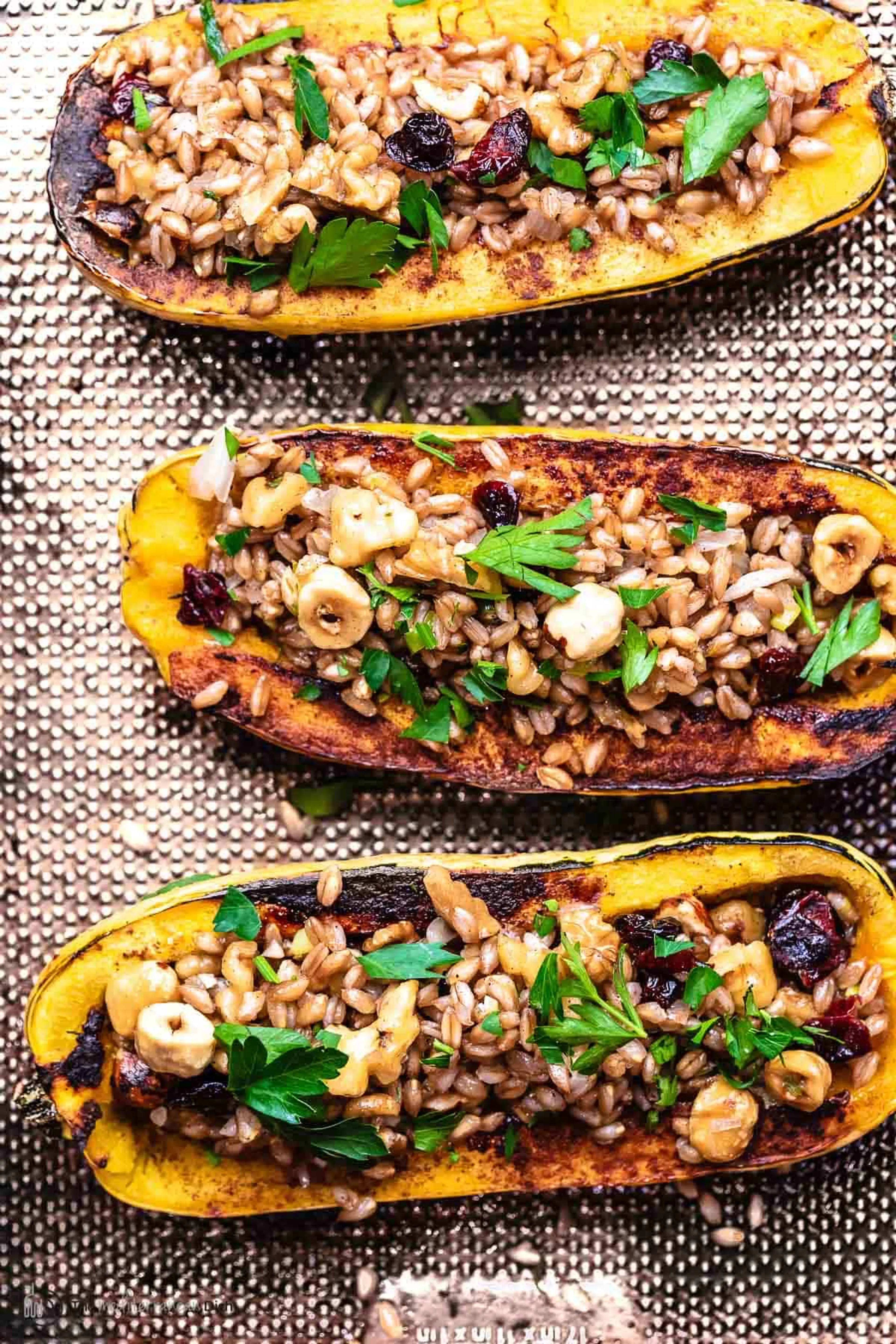 Roasted Stuffed Delicata Squash