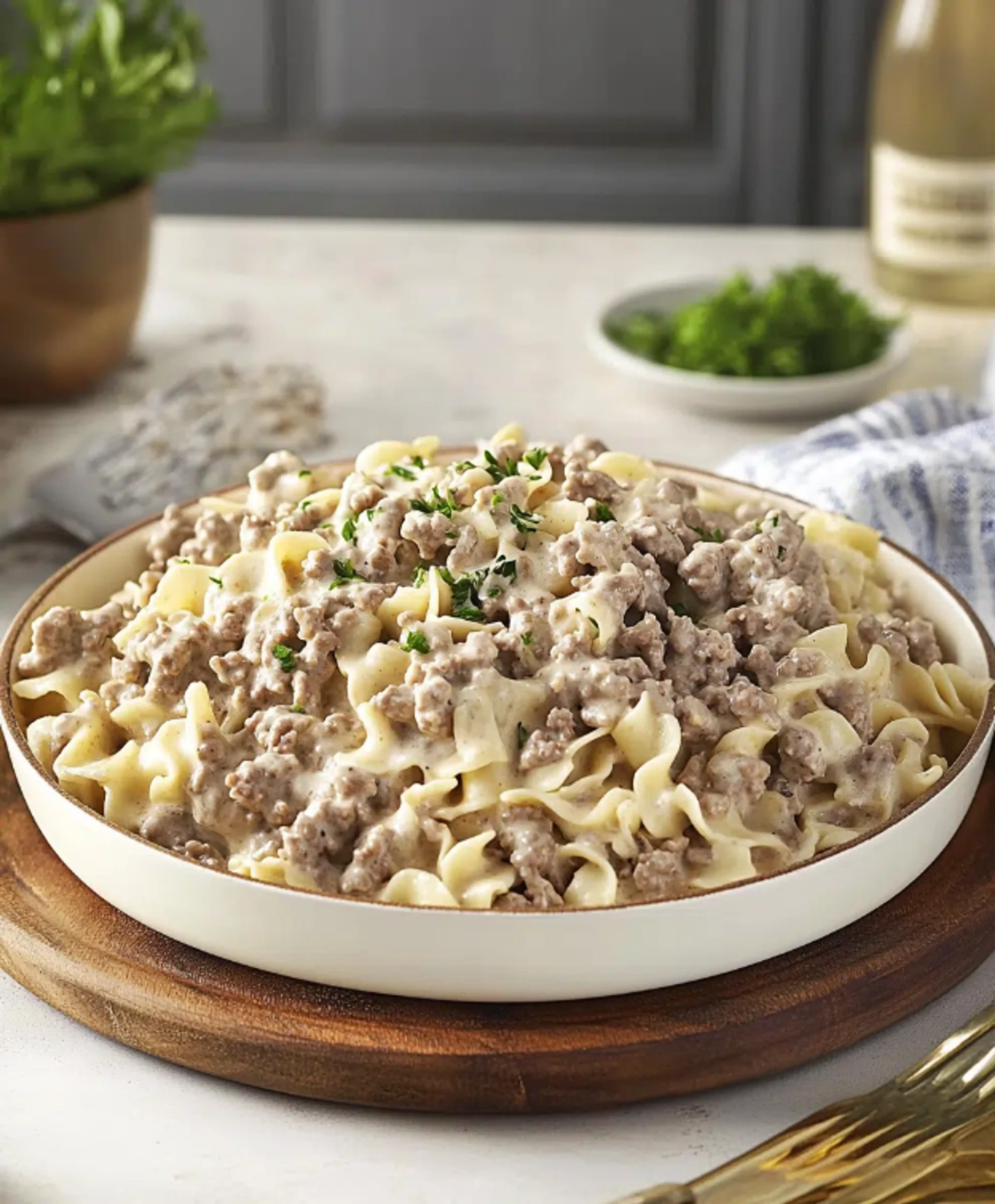 Hamburger Stroganoff (Susan Dean)