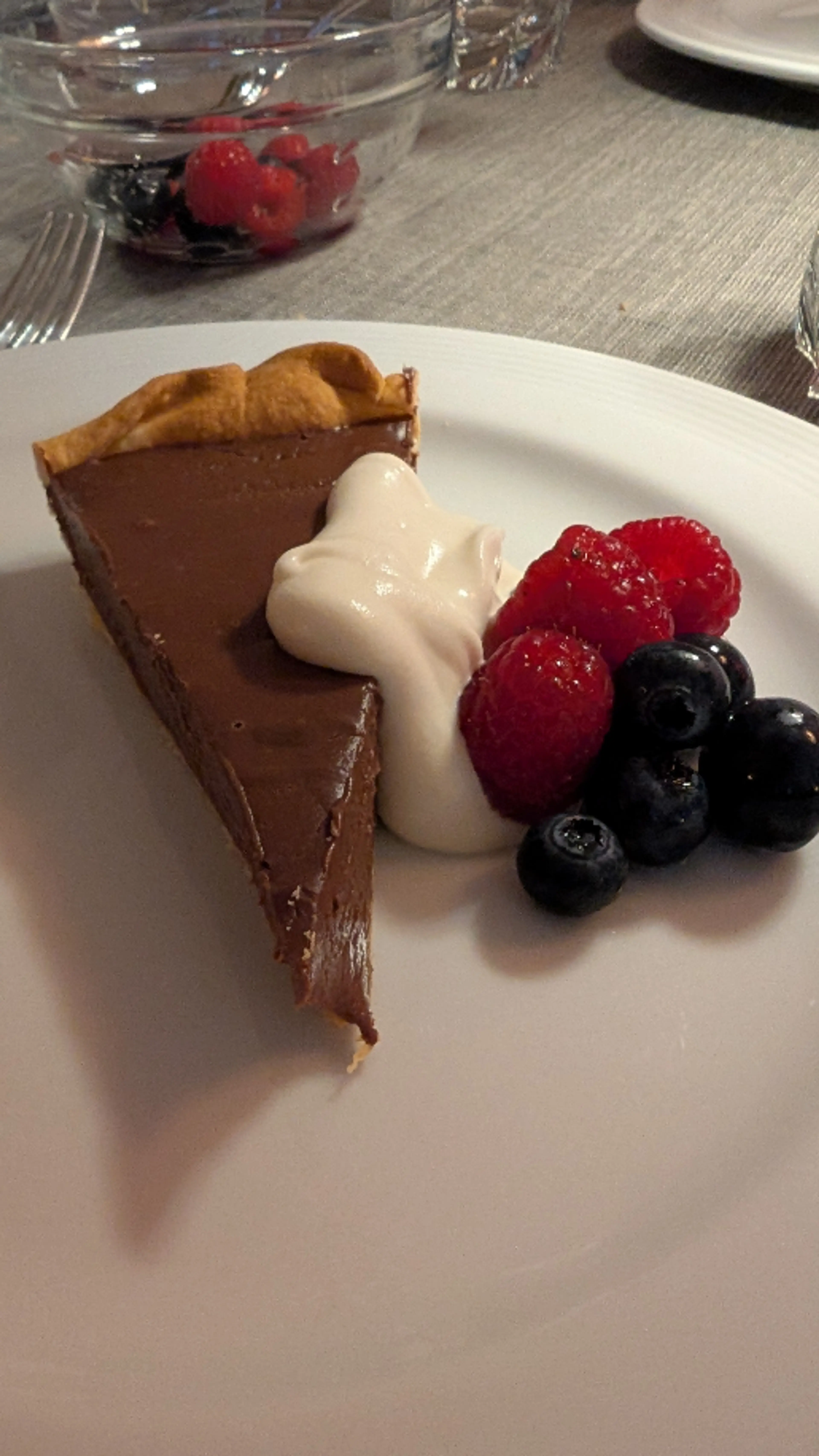 Vegan chocolate tarte