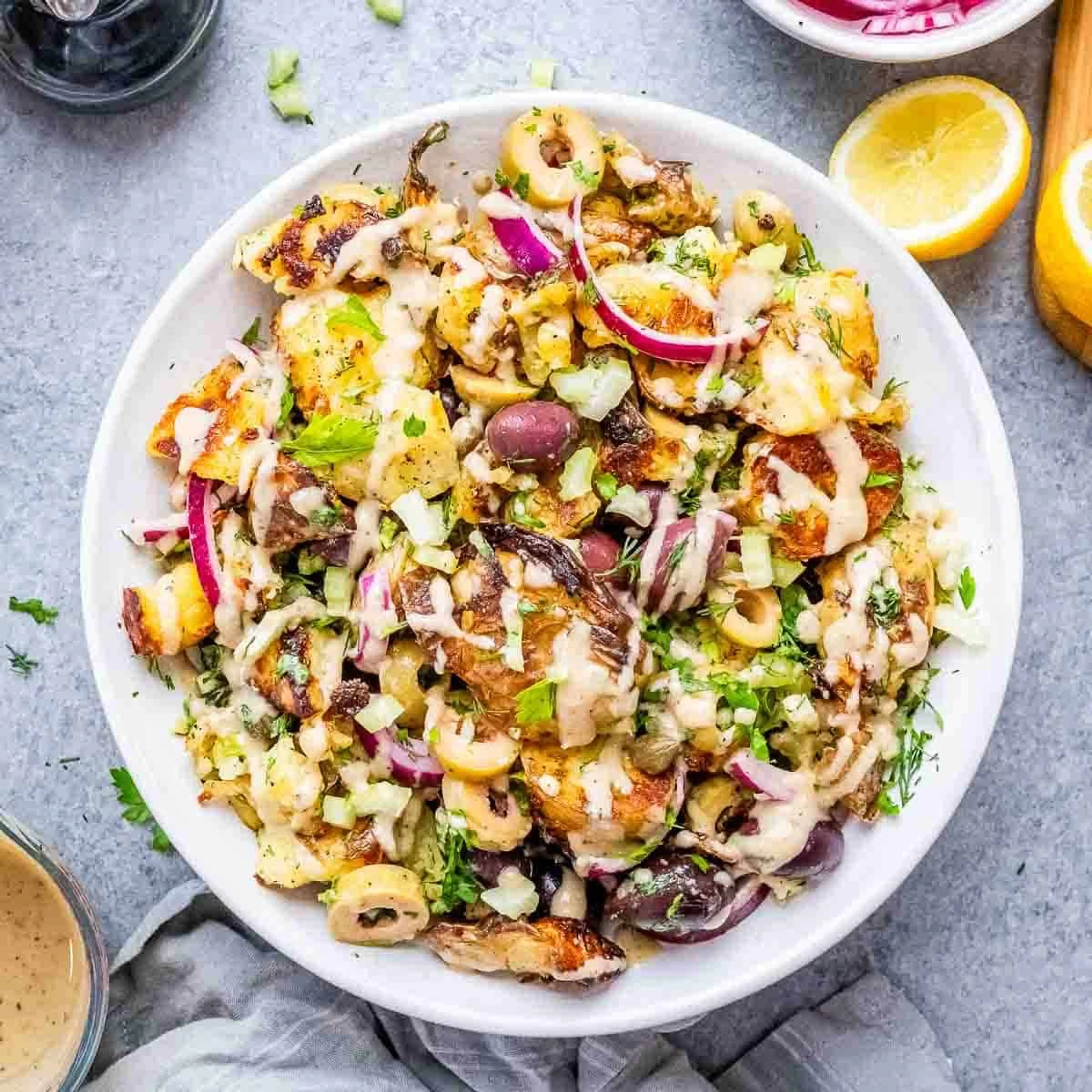 Smashed Potato Salad