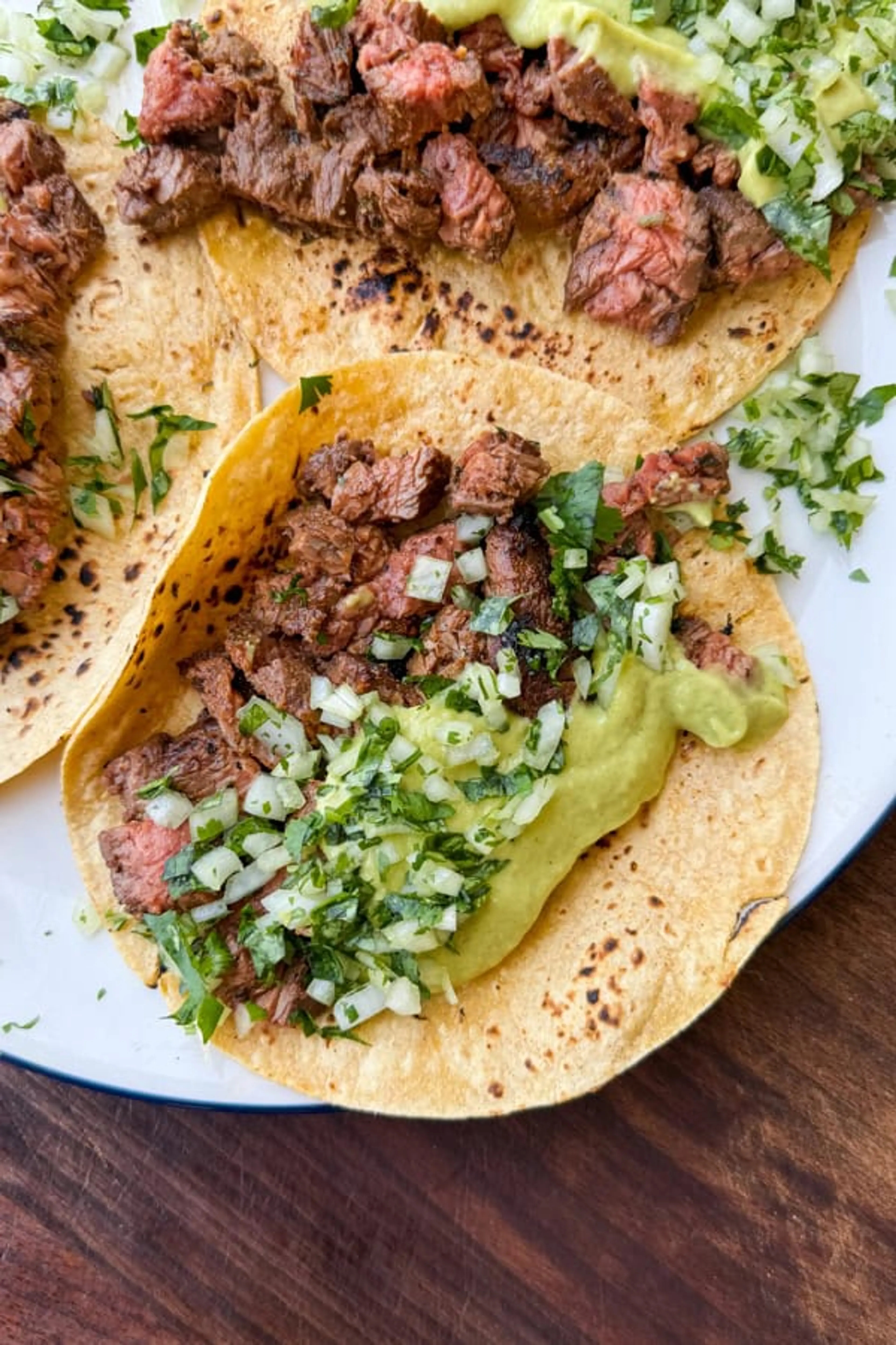 Grilled Steak Tacos with Avocado Salsa