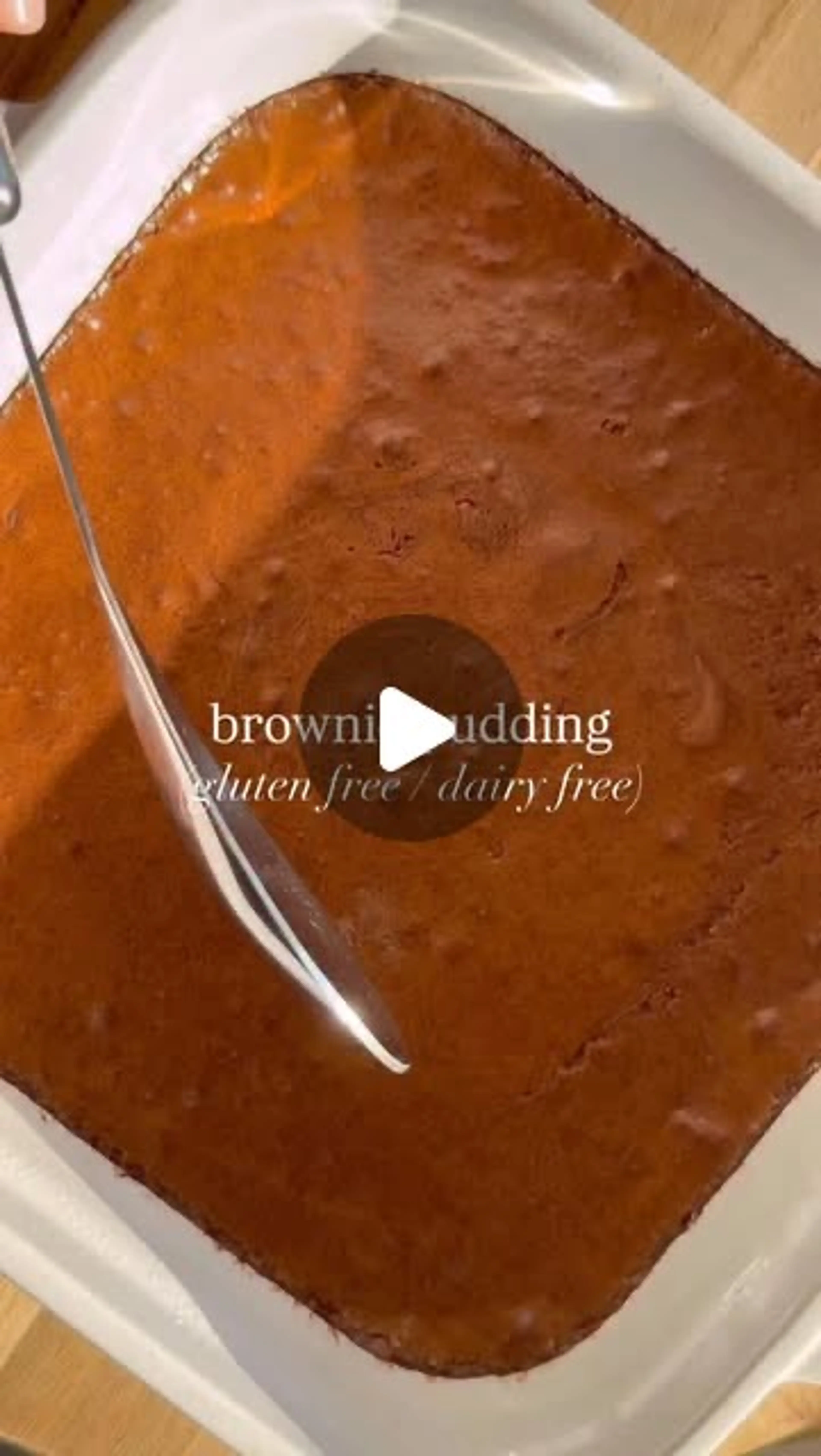 Brownie Pudding (gf / Df)