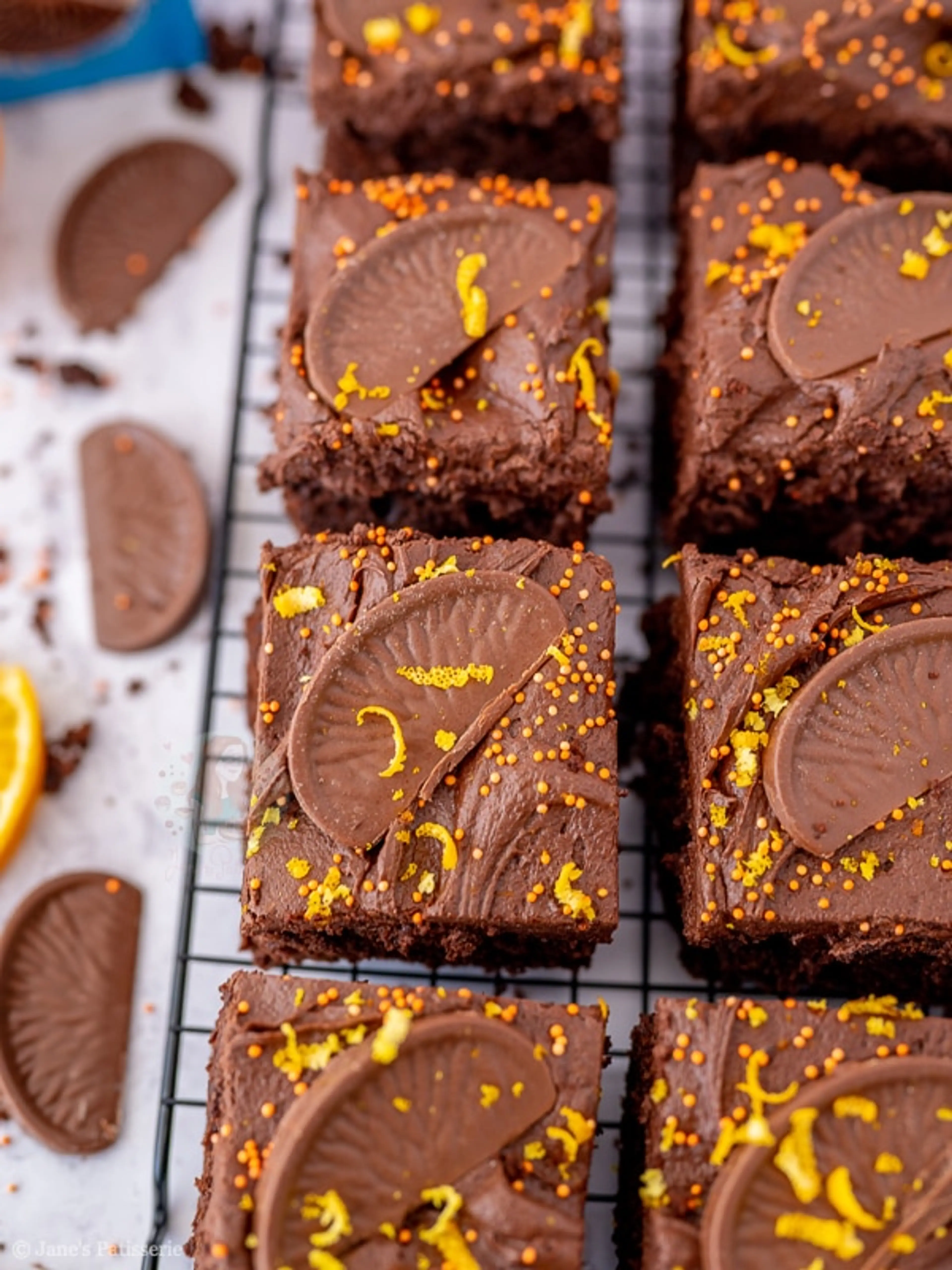 Chocolate Orange Traybake Cake!