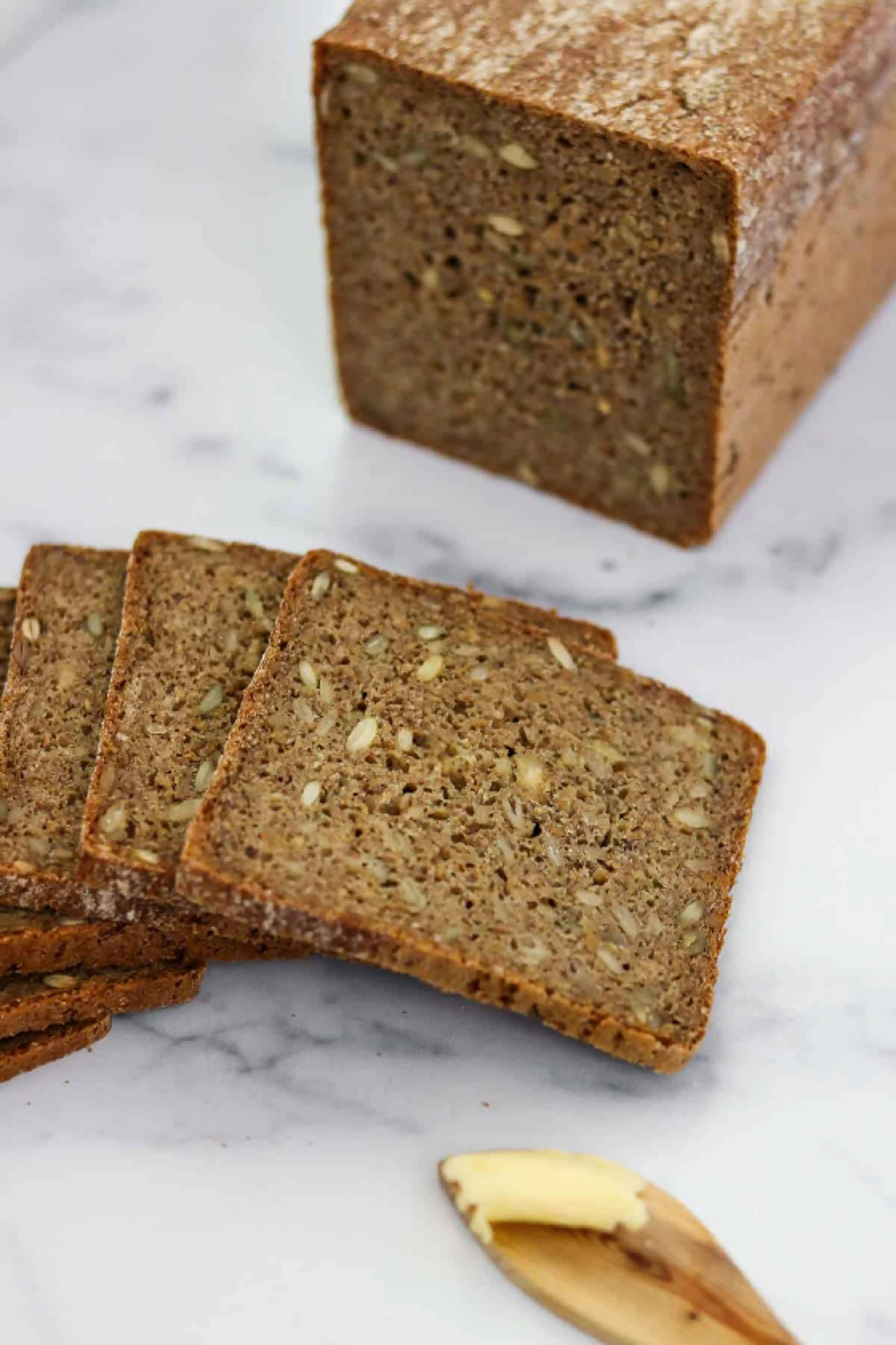 Easy Overnight Danish Rye Bread (Rugbrød)