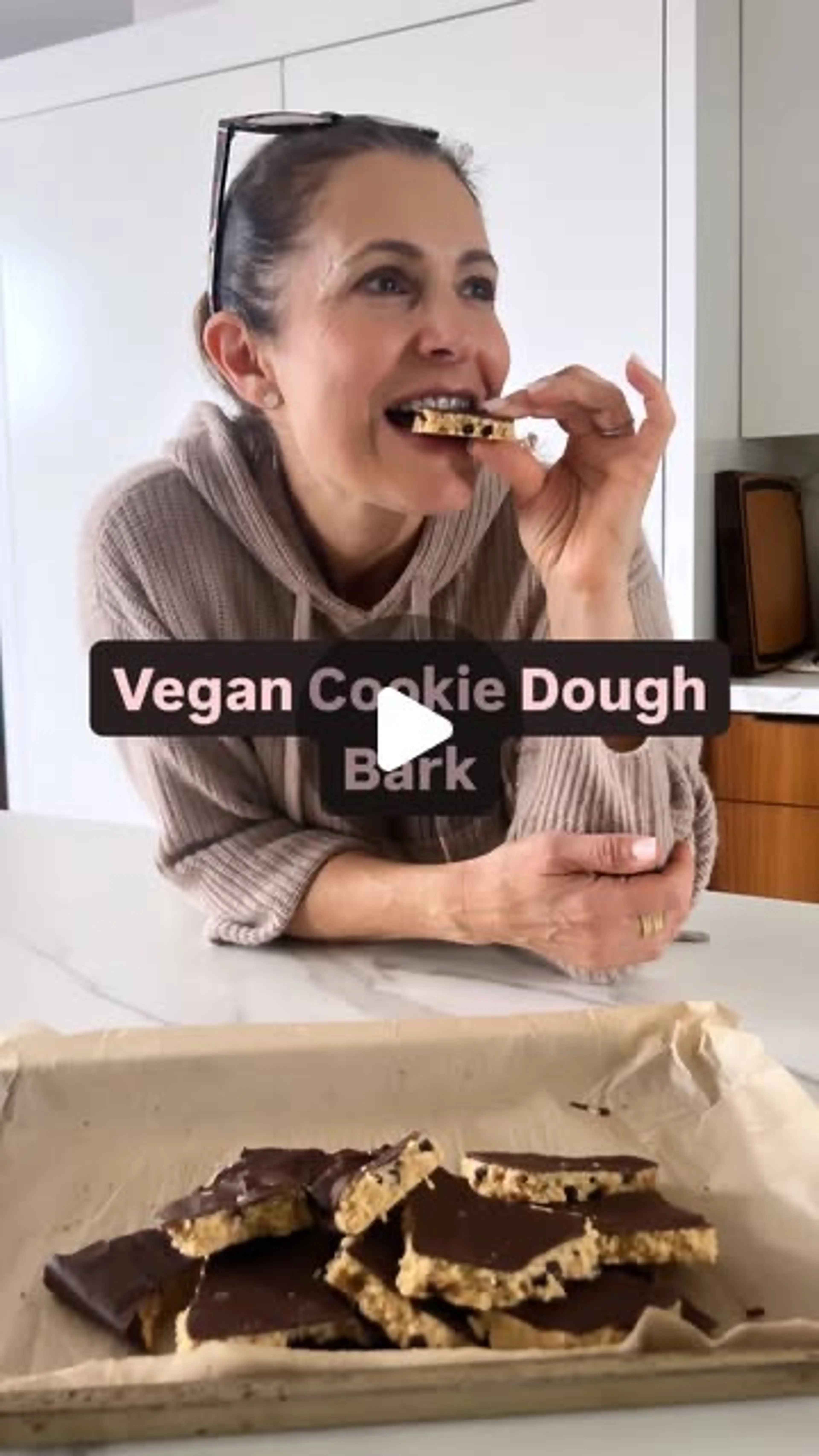 This High-protein Cookie Dough Bark Is a Game Changer