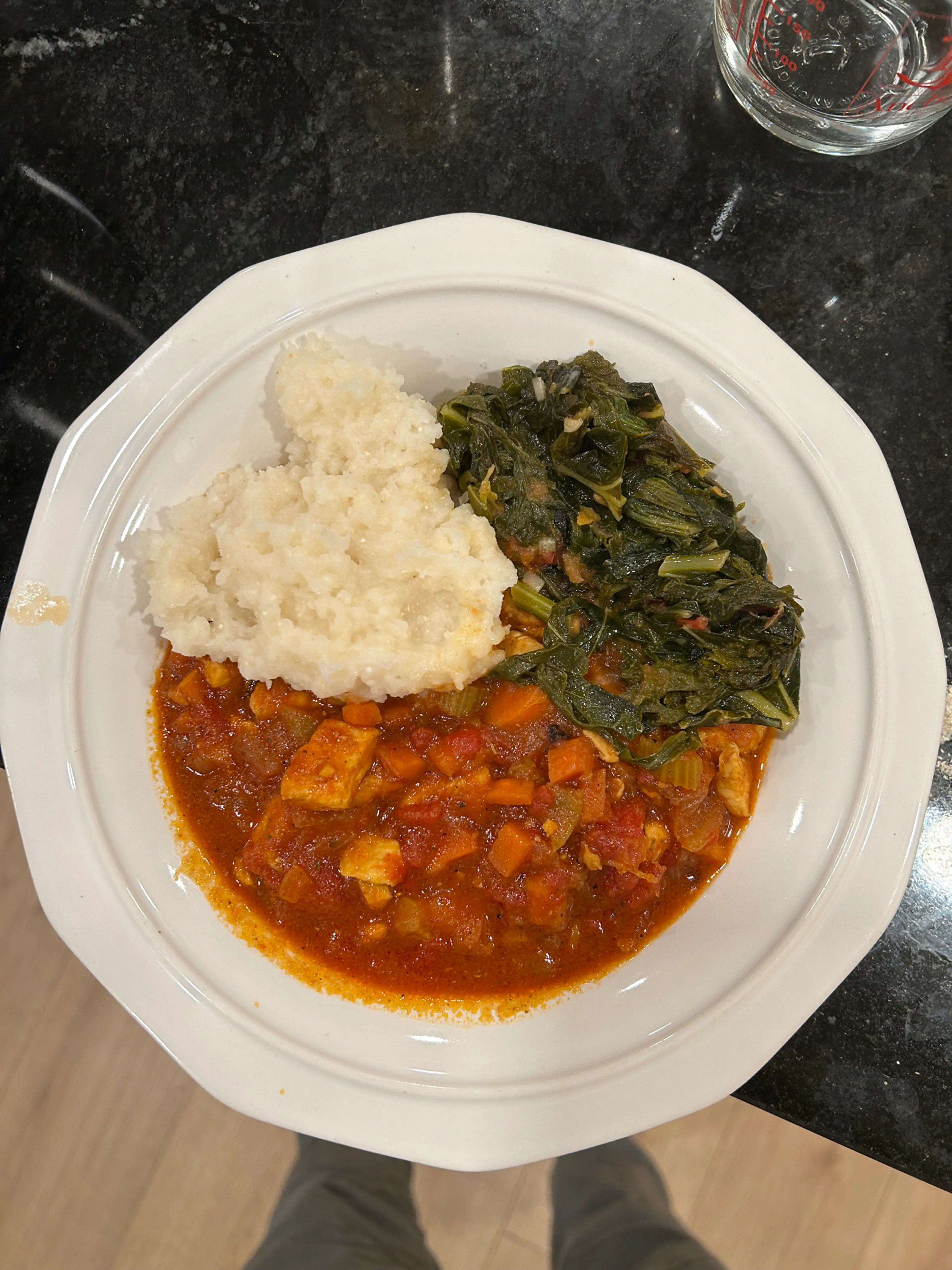 Malawian Chicken Curry With Nsima