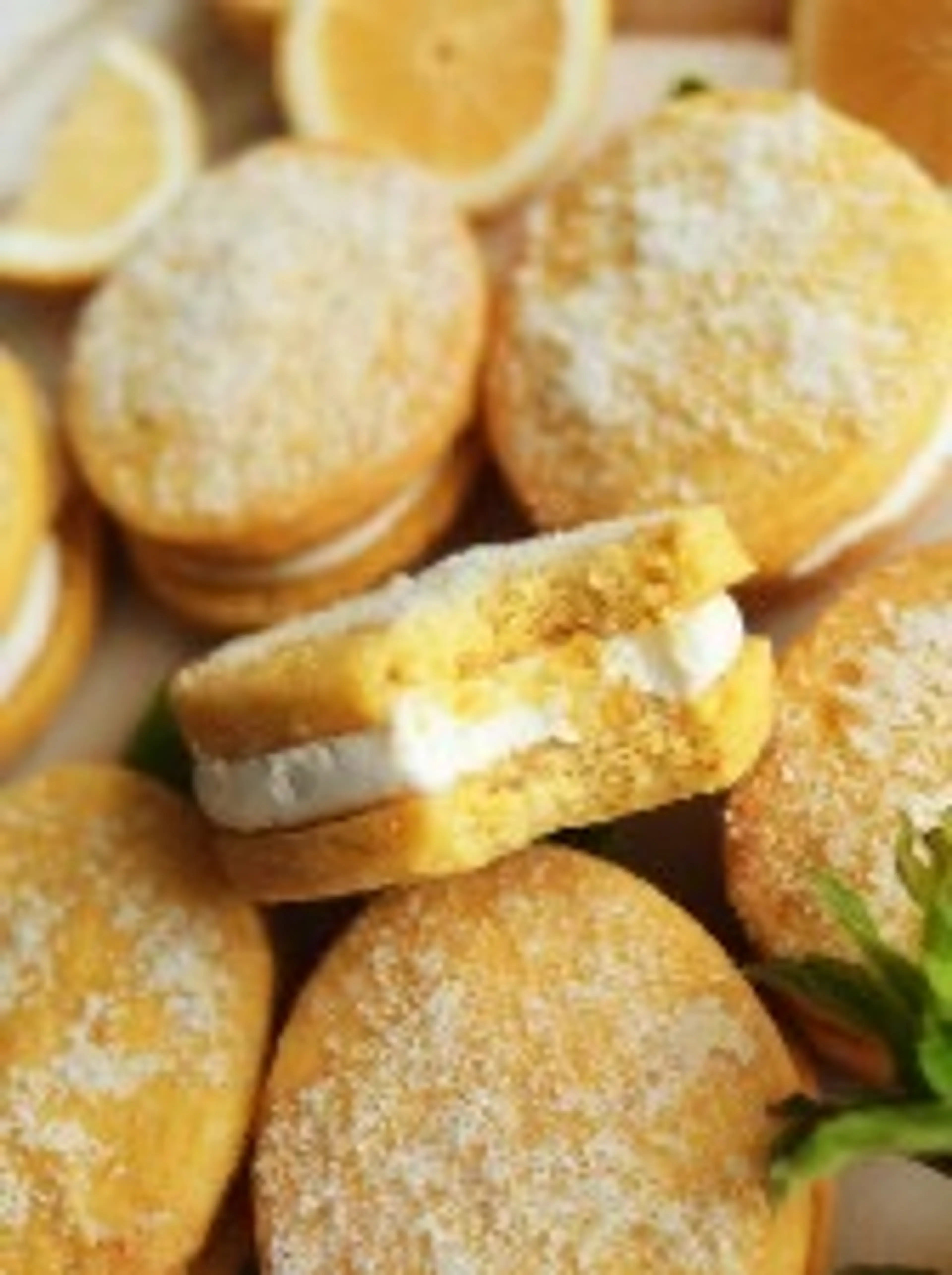 Vegan Lemon Sandwich Cookies