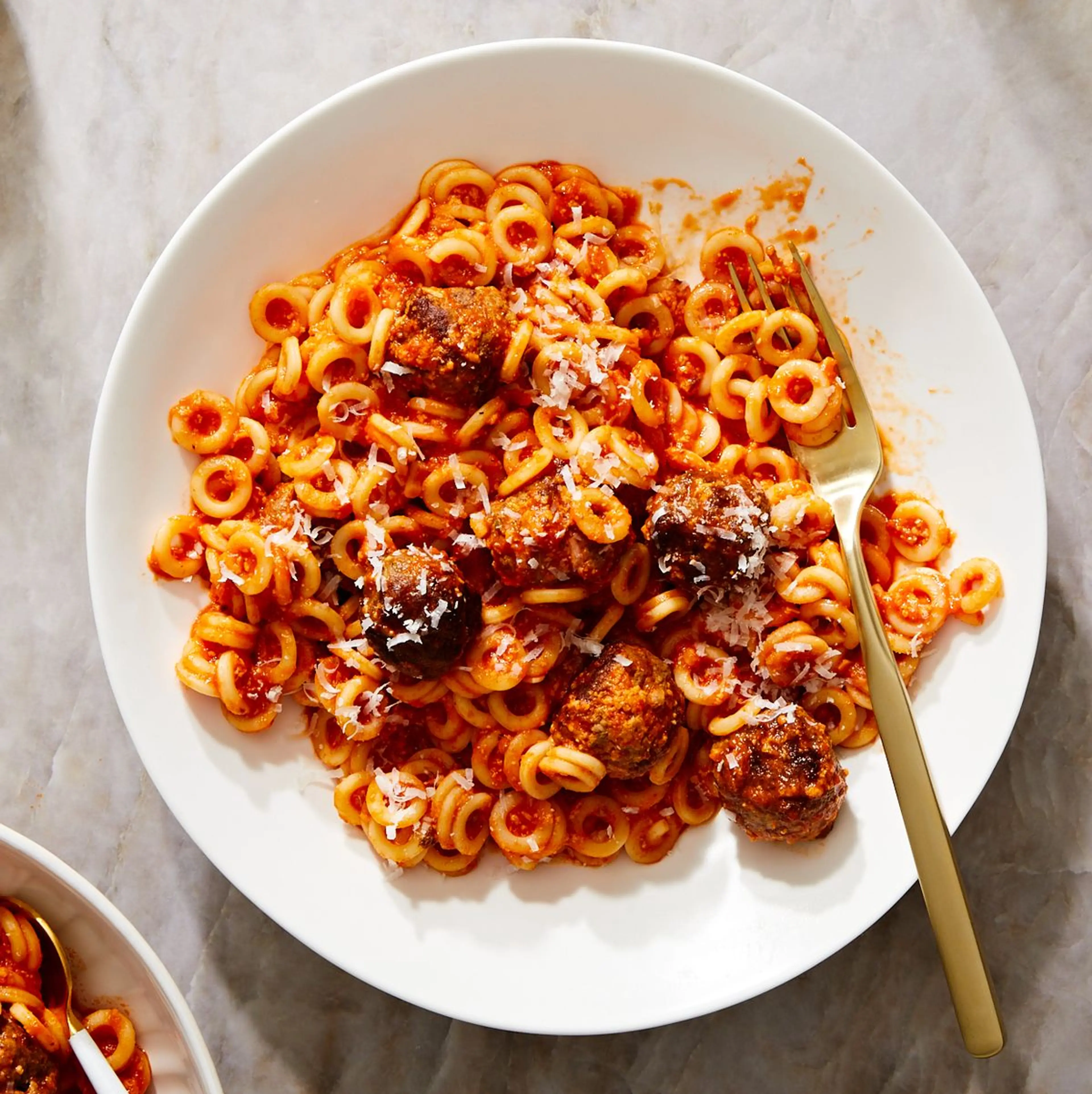 Grown-Up SpaghettiOs & Meatballs