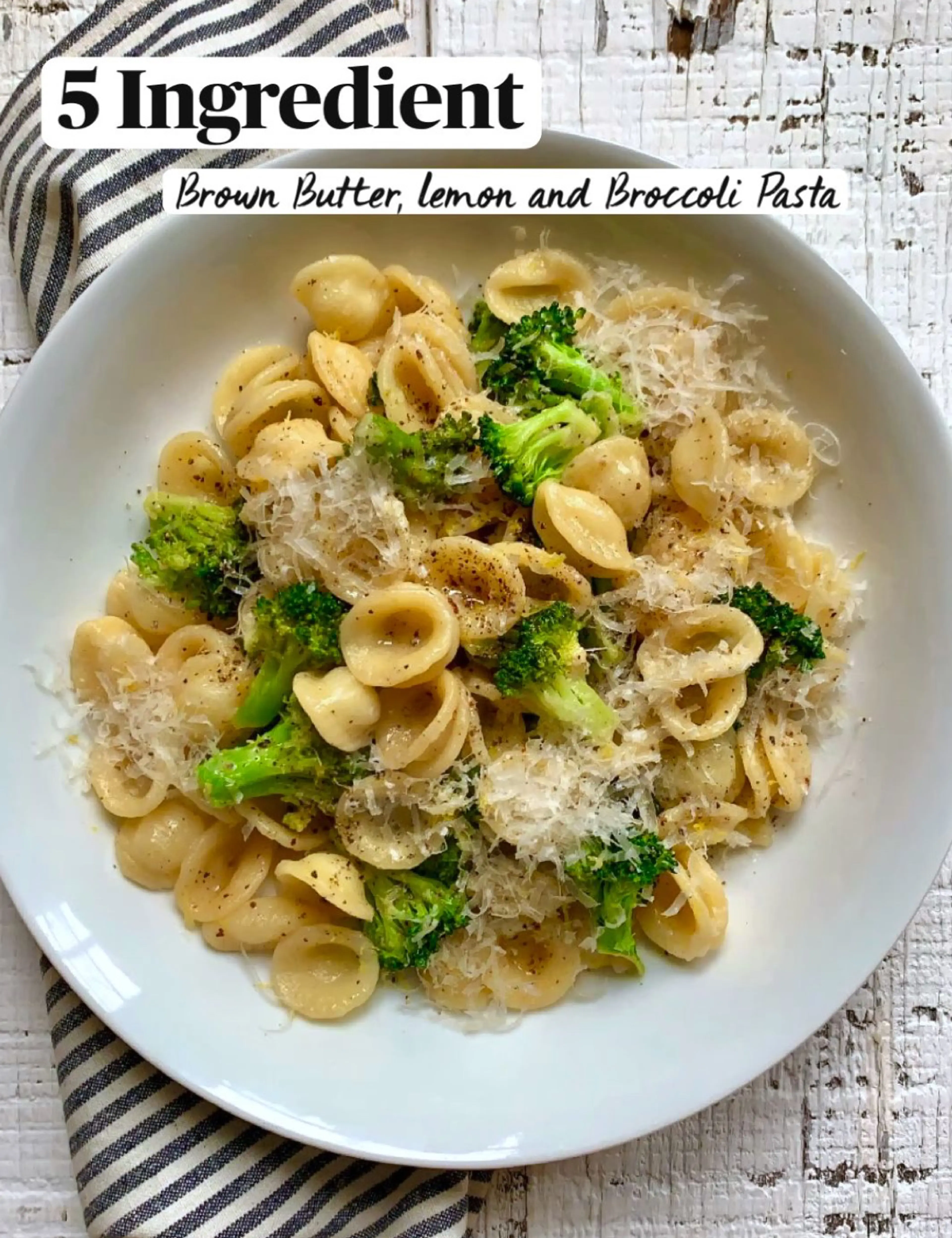Brown Butter Lemon Broccoli Pasta