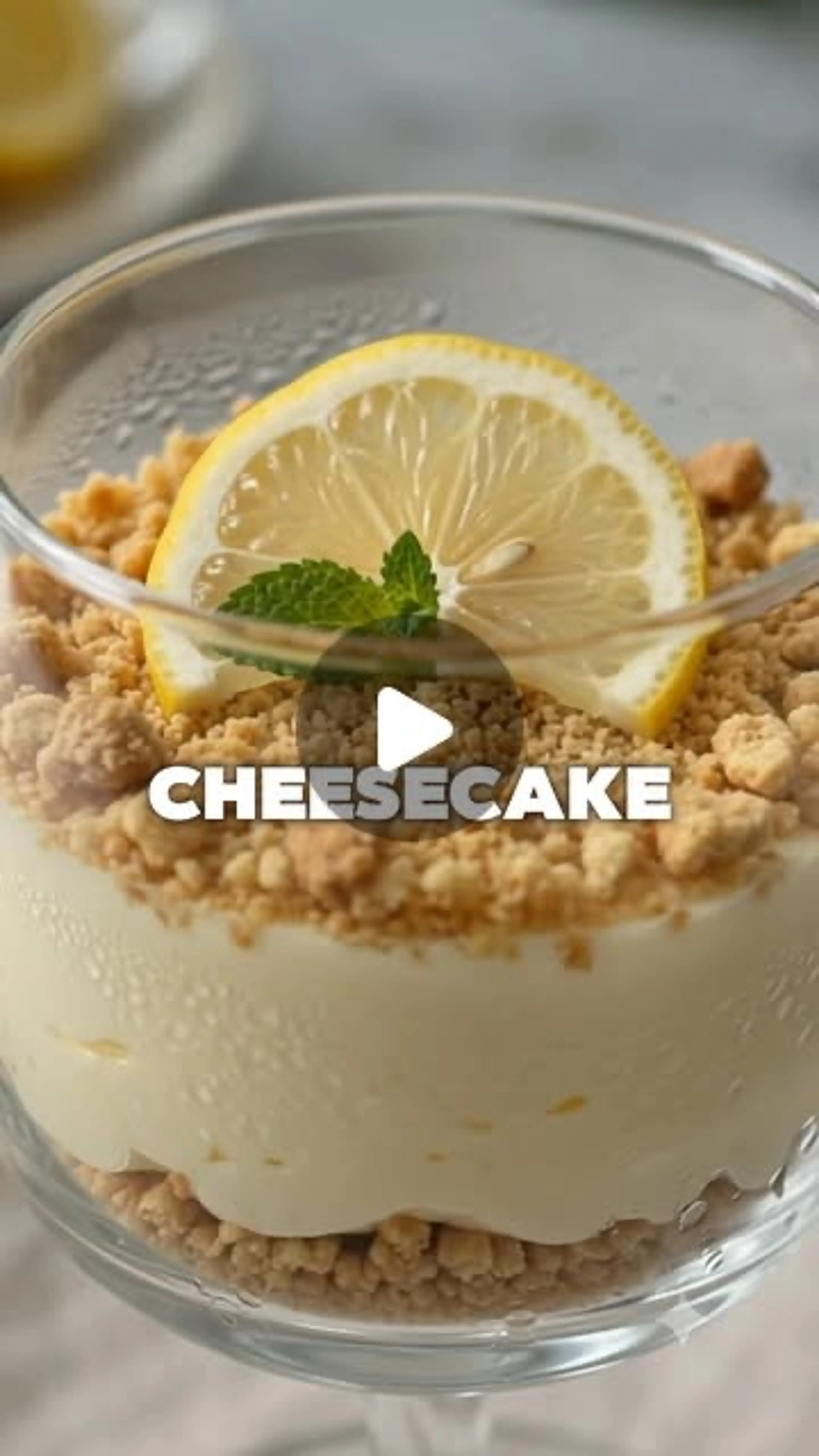 Healthy Protein Lemon Cheesecake