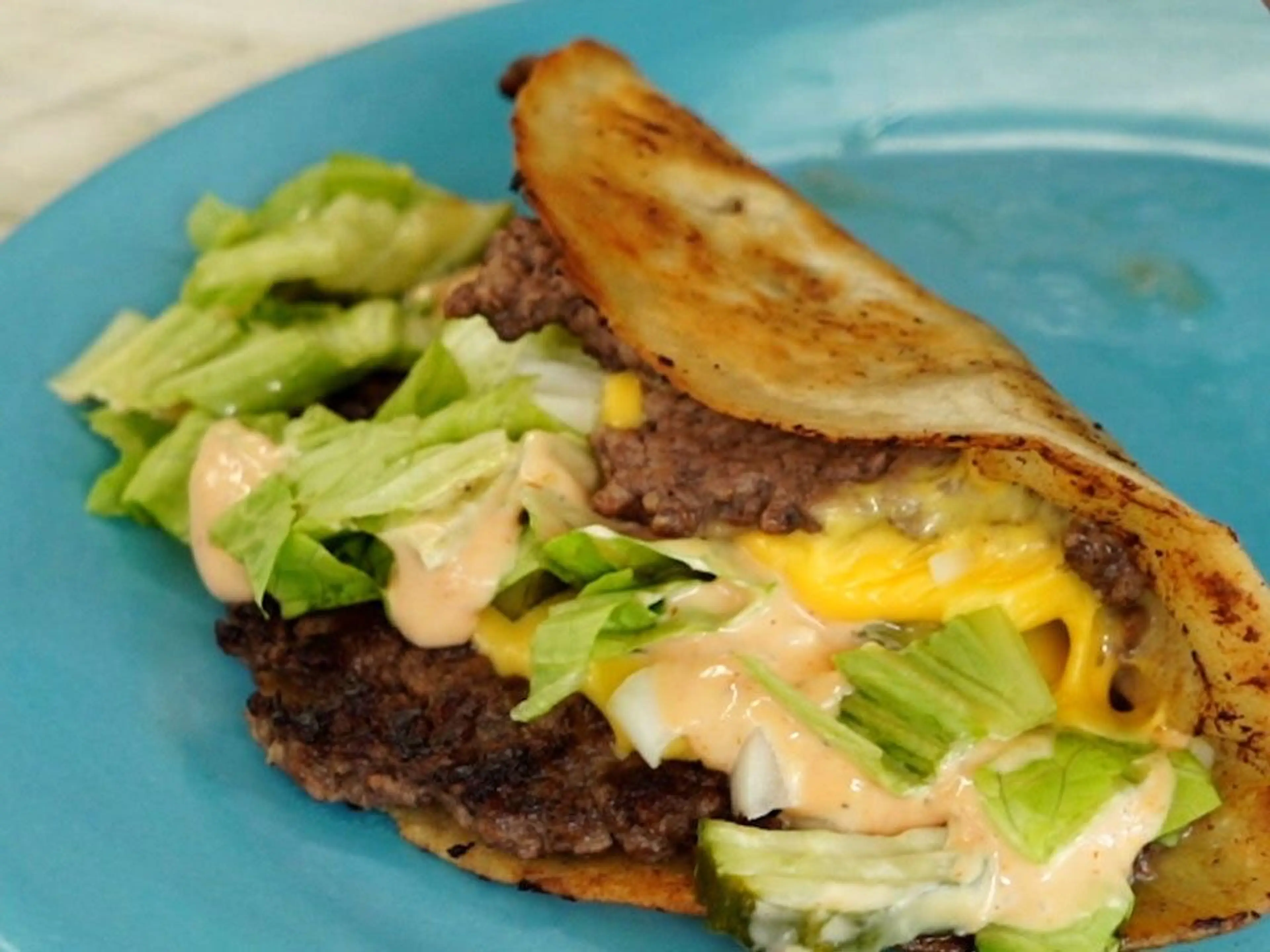Smash Burger Taco