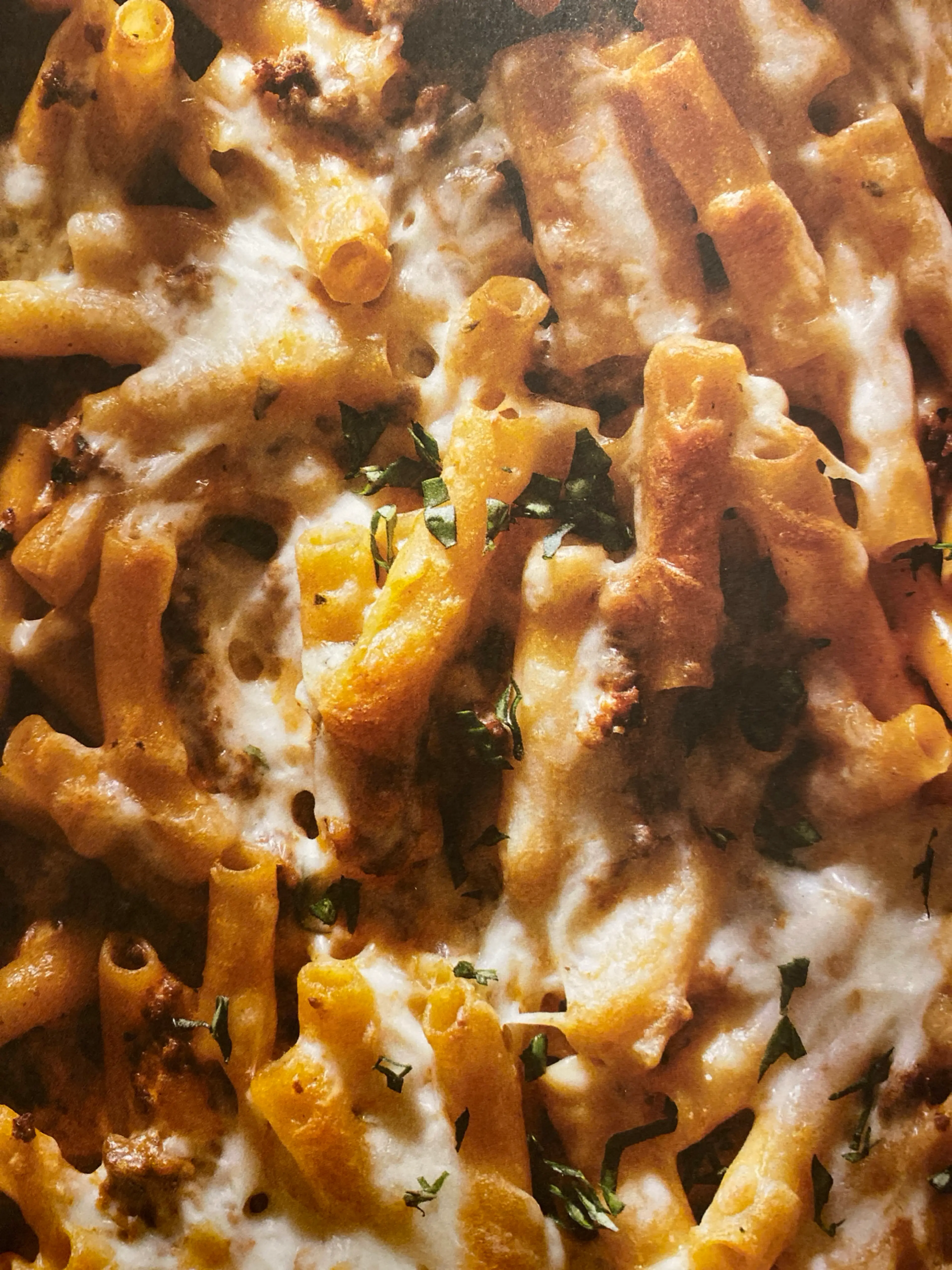 Baked Ziti WITH BOLOGNESE SAUCE