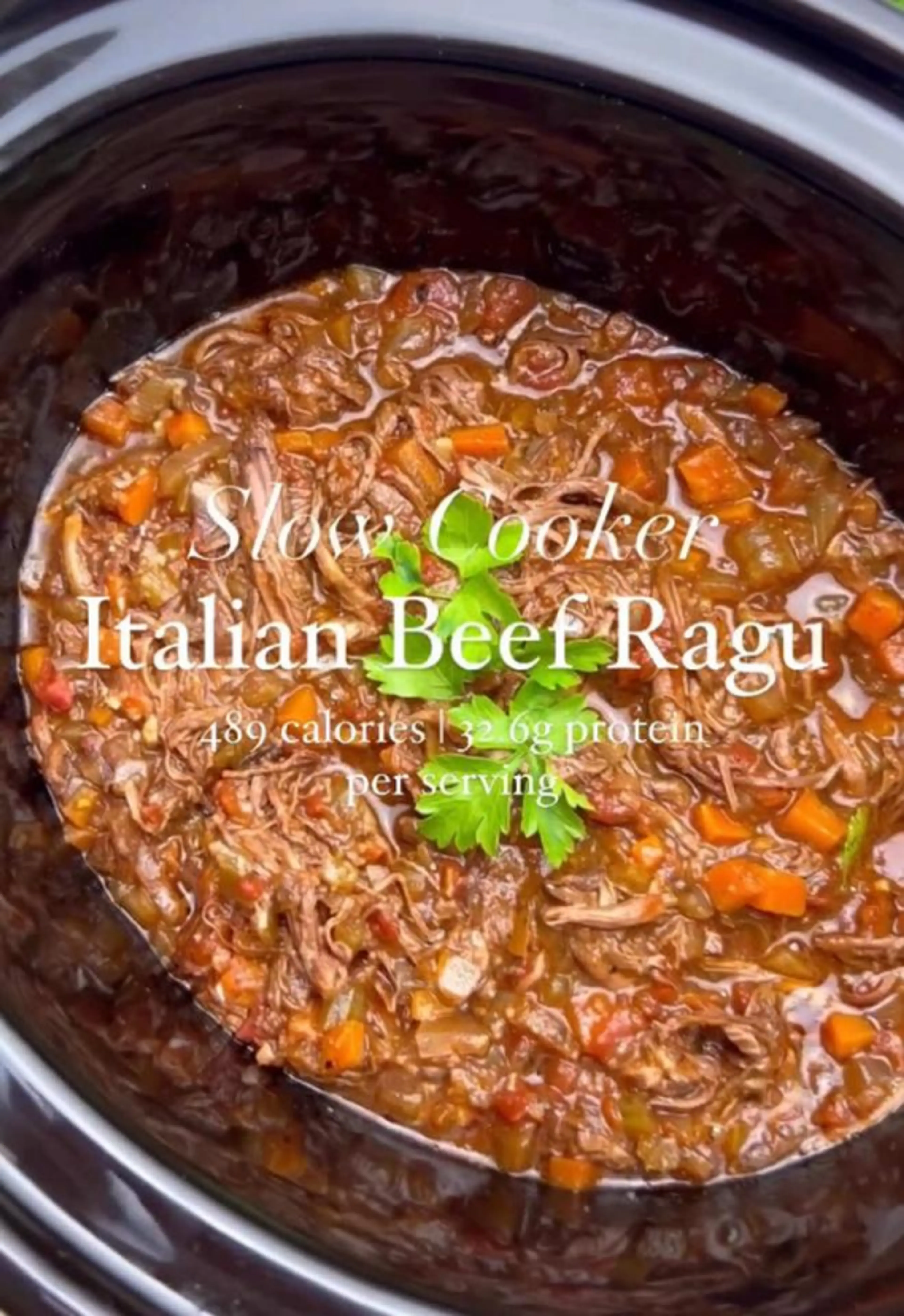 Slow Cooker Beef Ragu