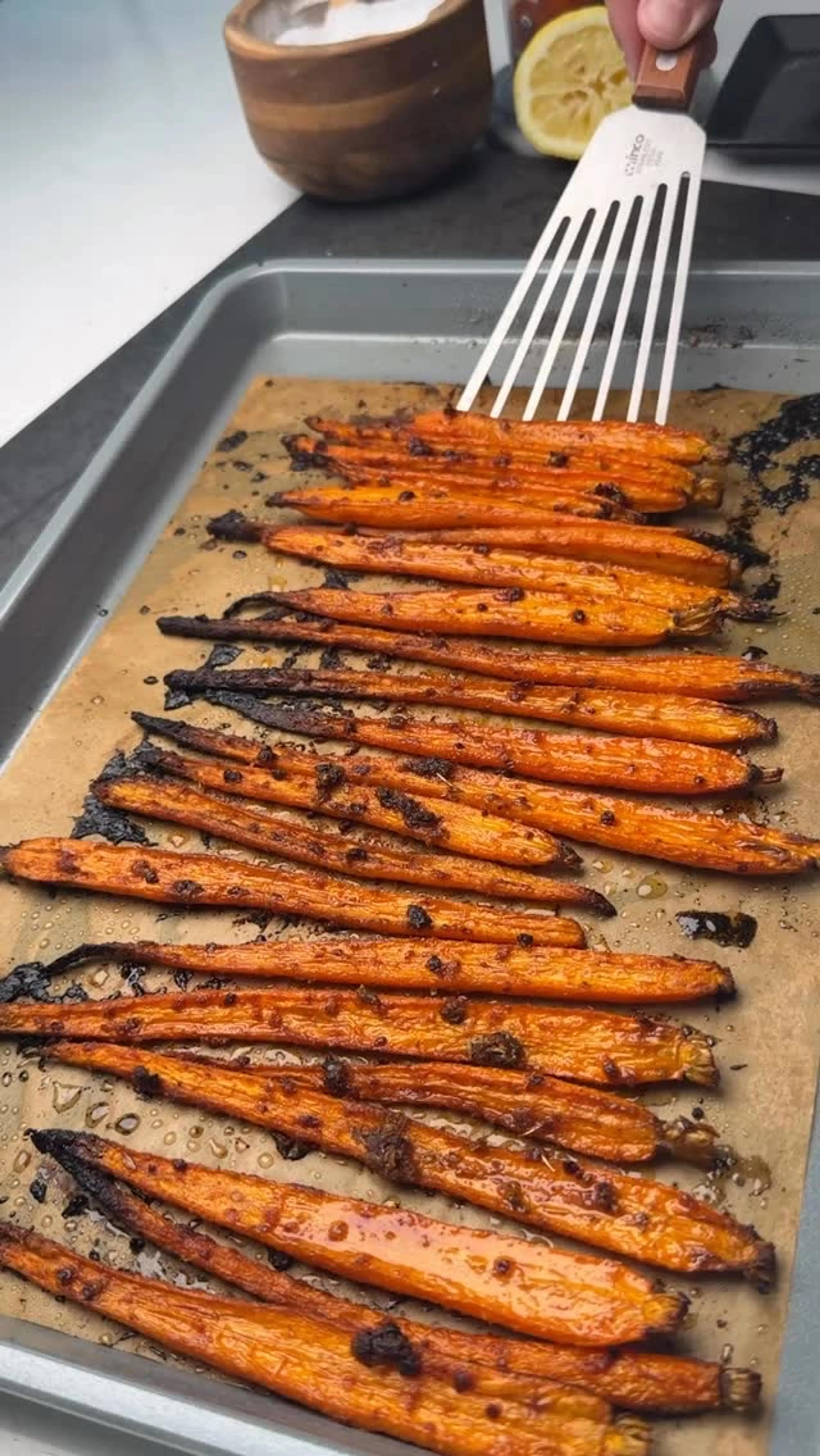 Mediterranean Roasted Carrots