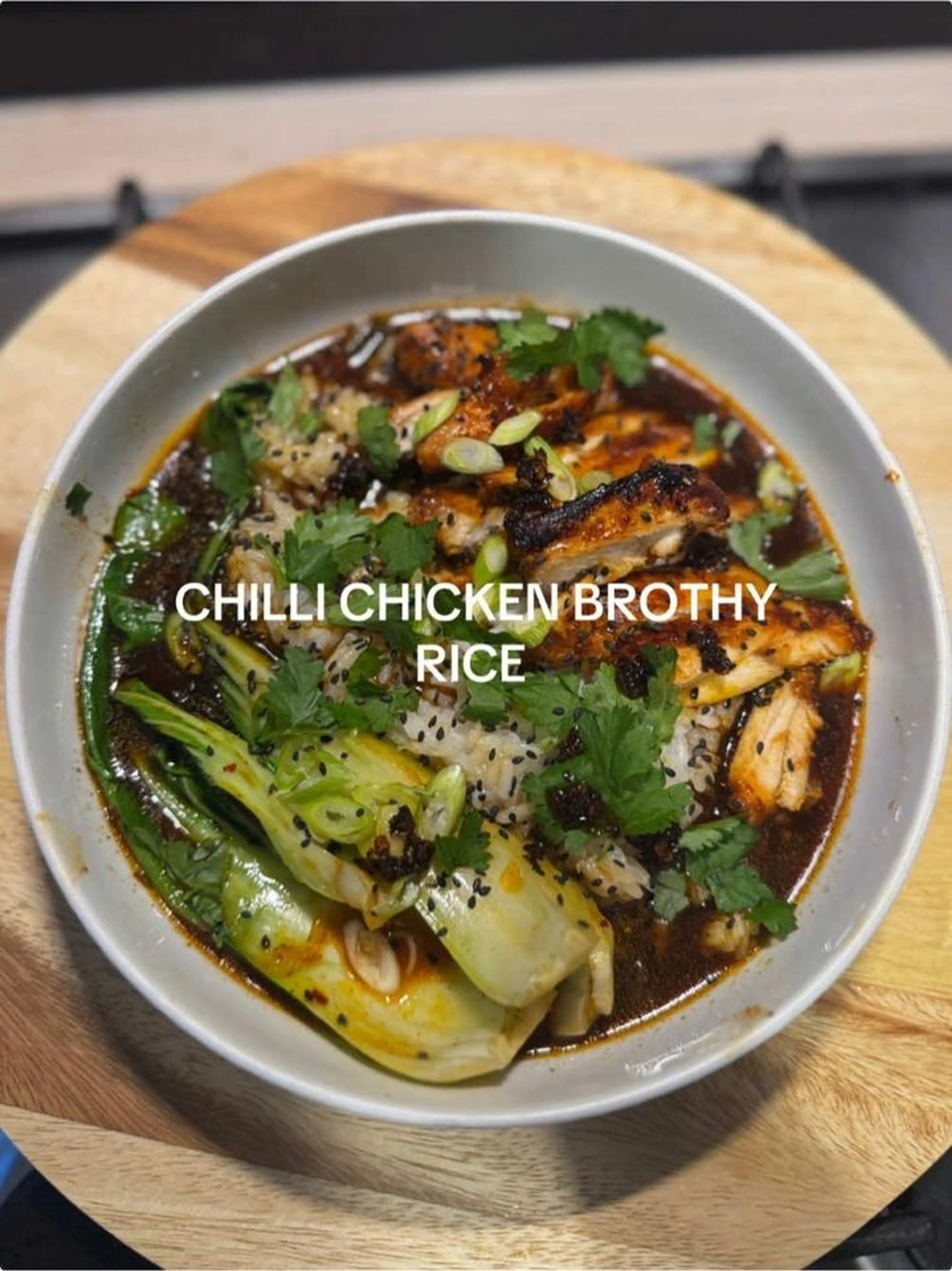 Sticky Gochujang Chicken & Brothy Rice