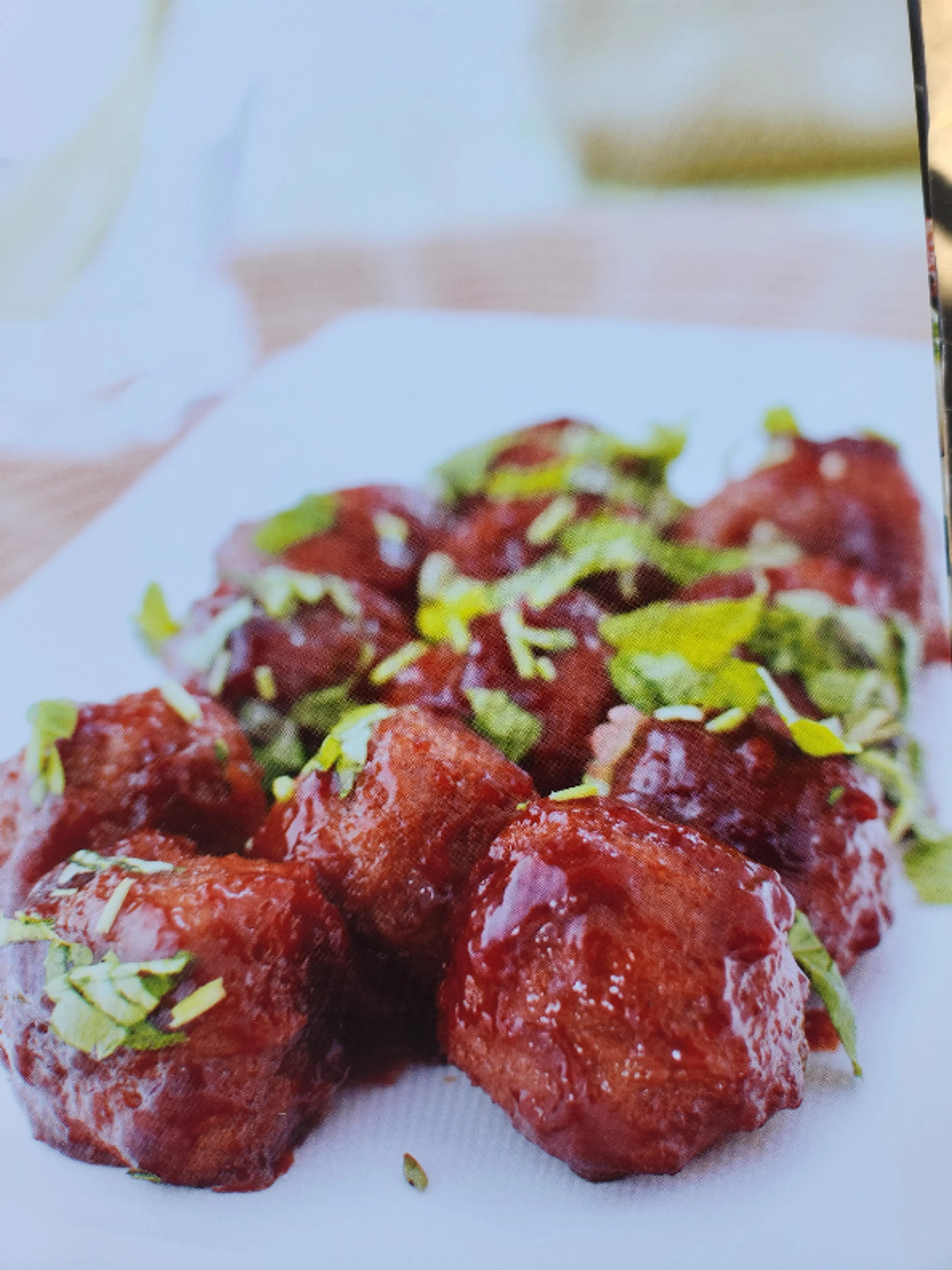 Maple Glazed Meatballs