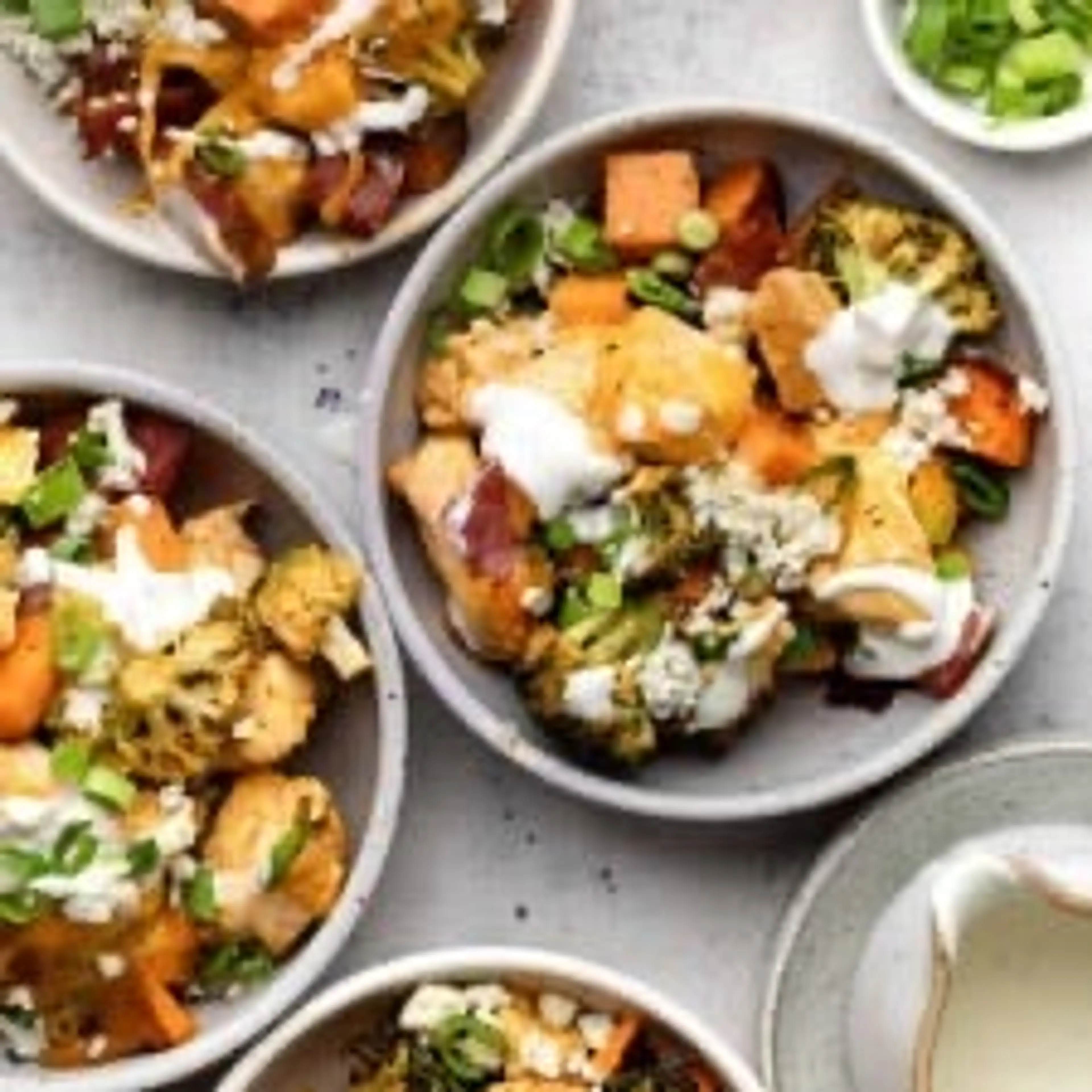 Buffalo Chicken Sweet Potato Casserole