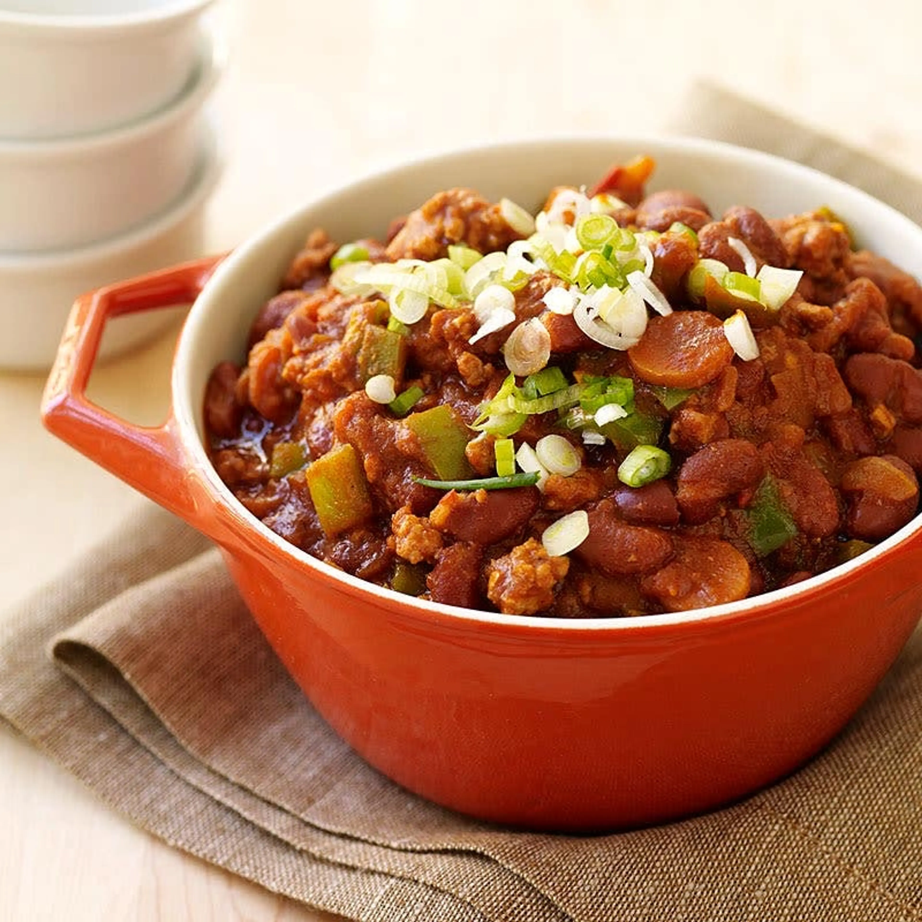 Hearty turkey chili