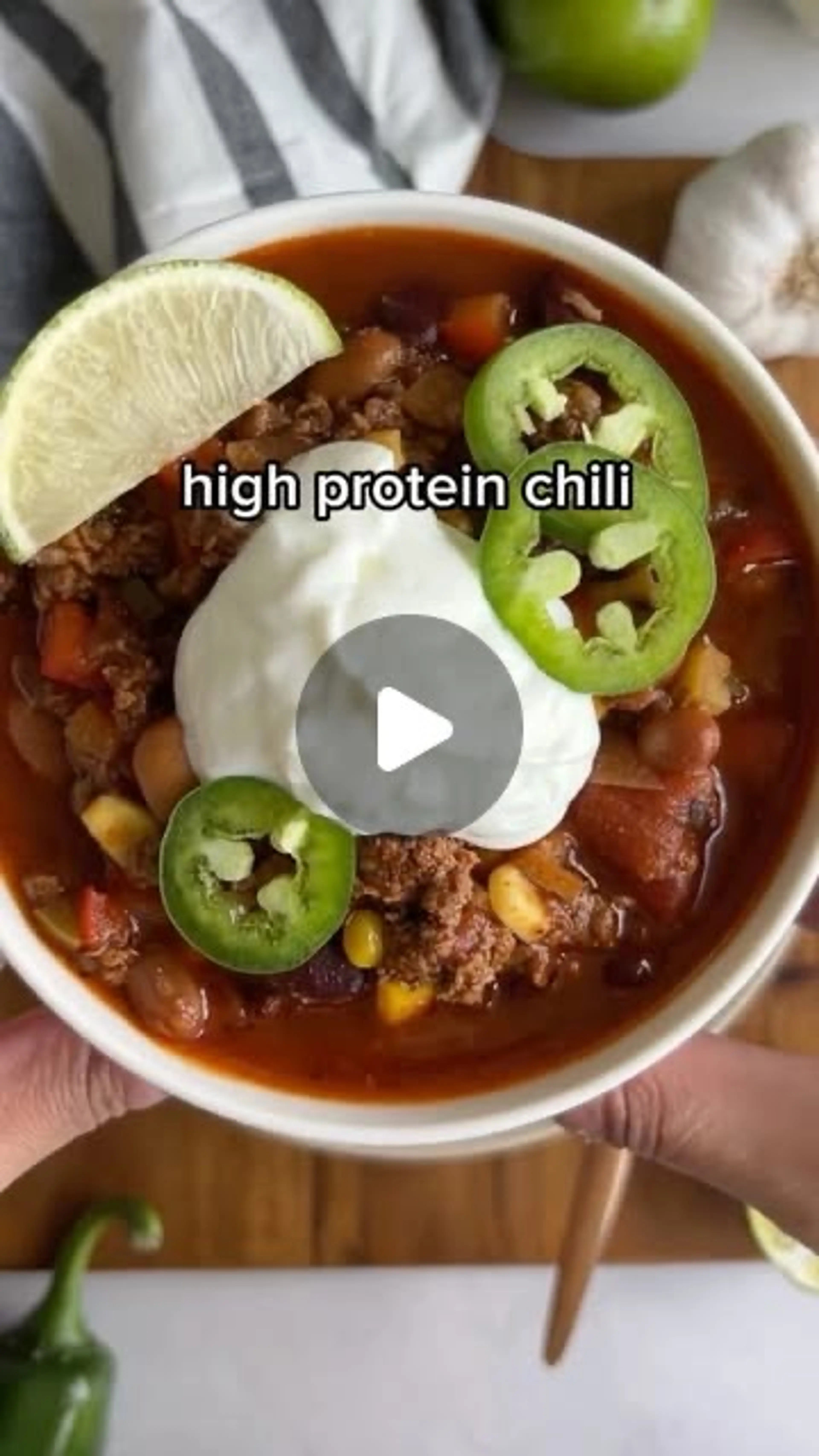 High Protein Beef Chili