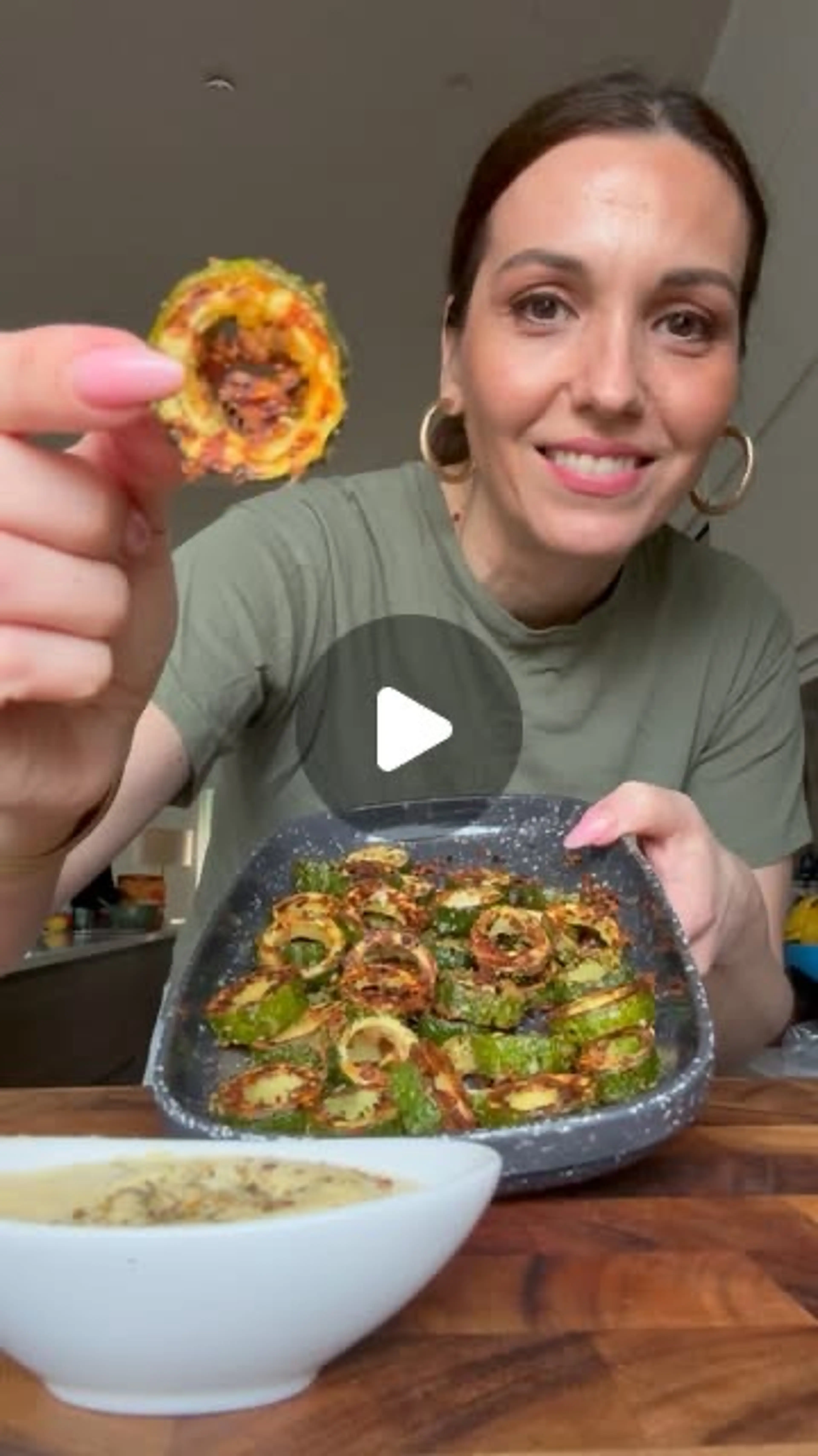 Parmesan Zucchini Rings