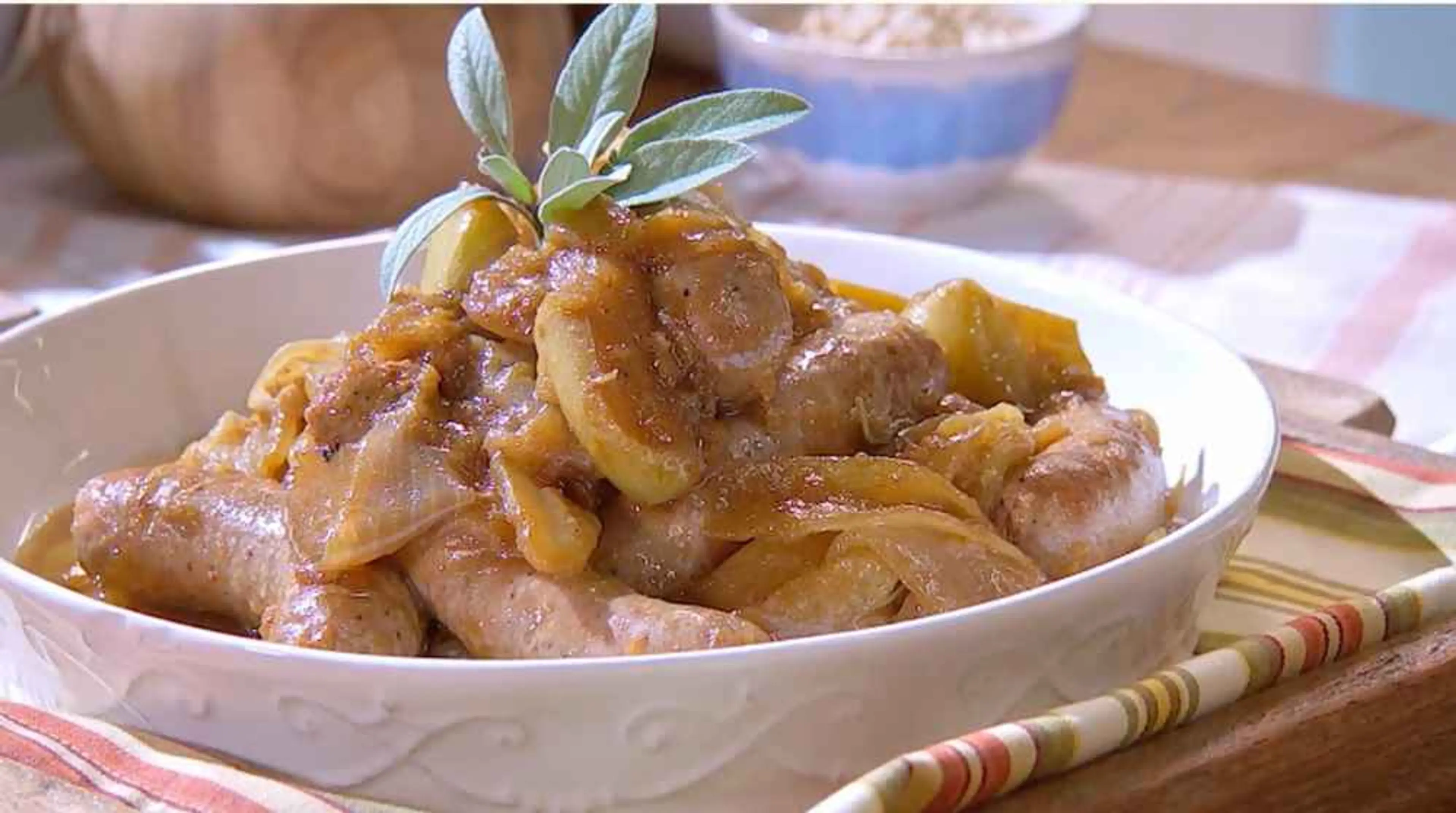Sausages and Apples