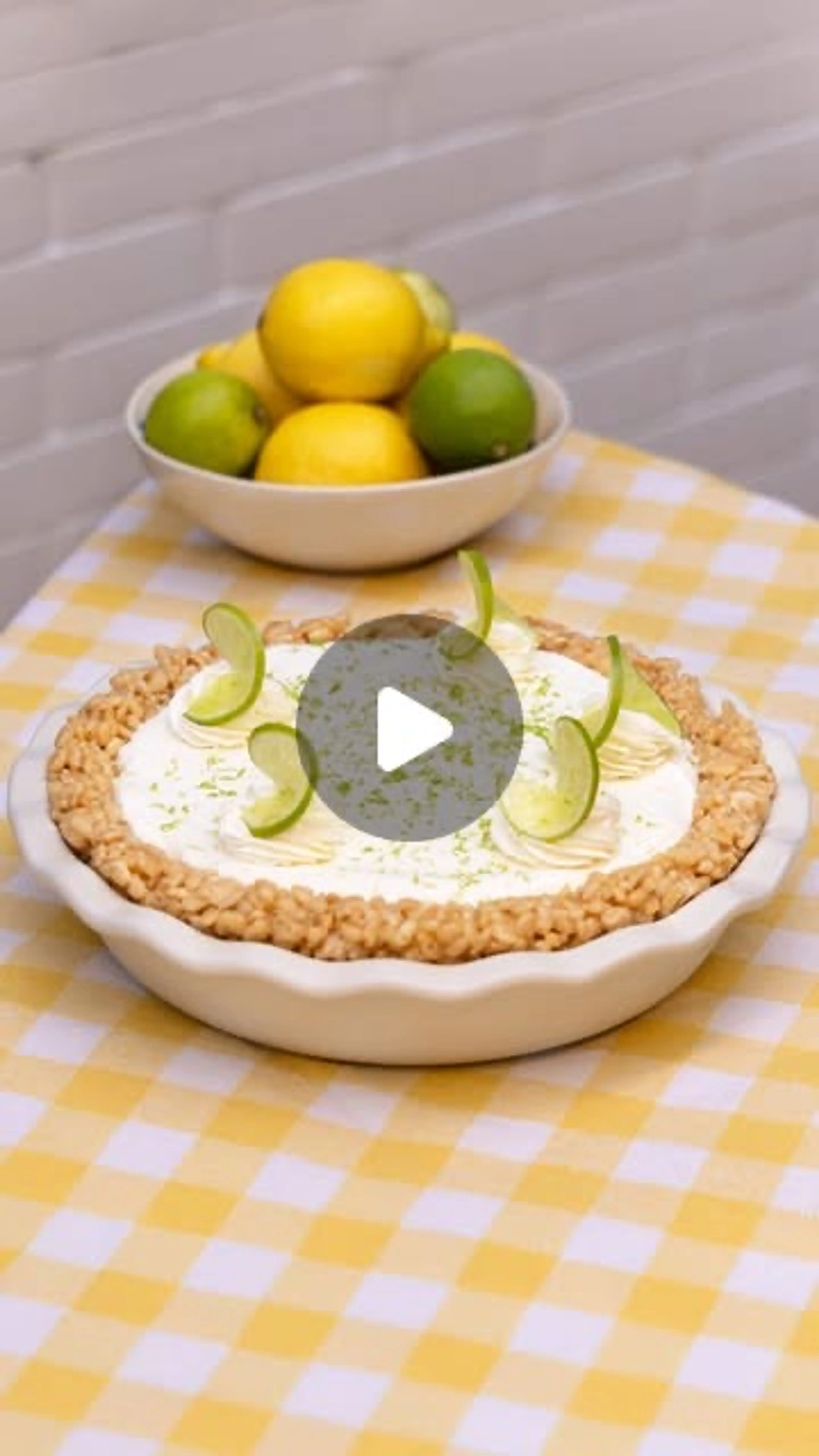 Rice Krispies Key Lime Pie! When Citrus Meets Snap, Crackle,