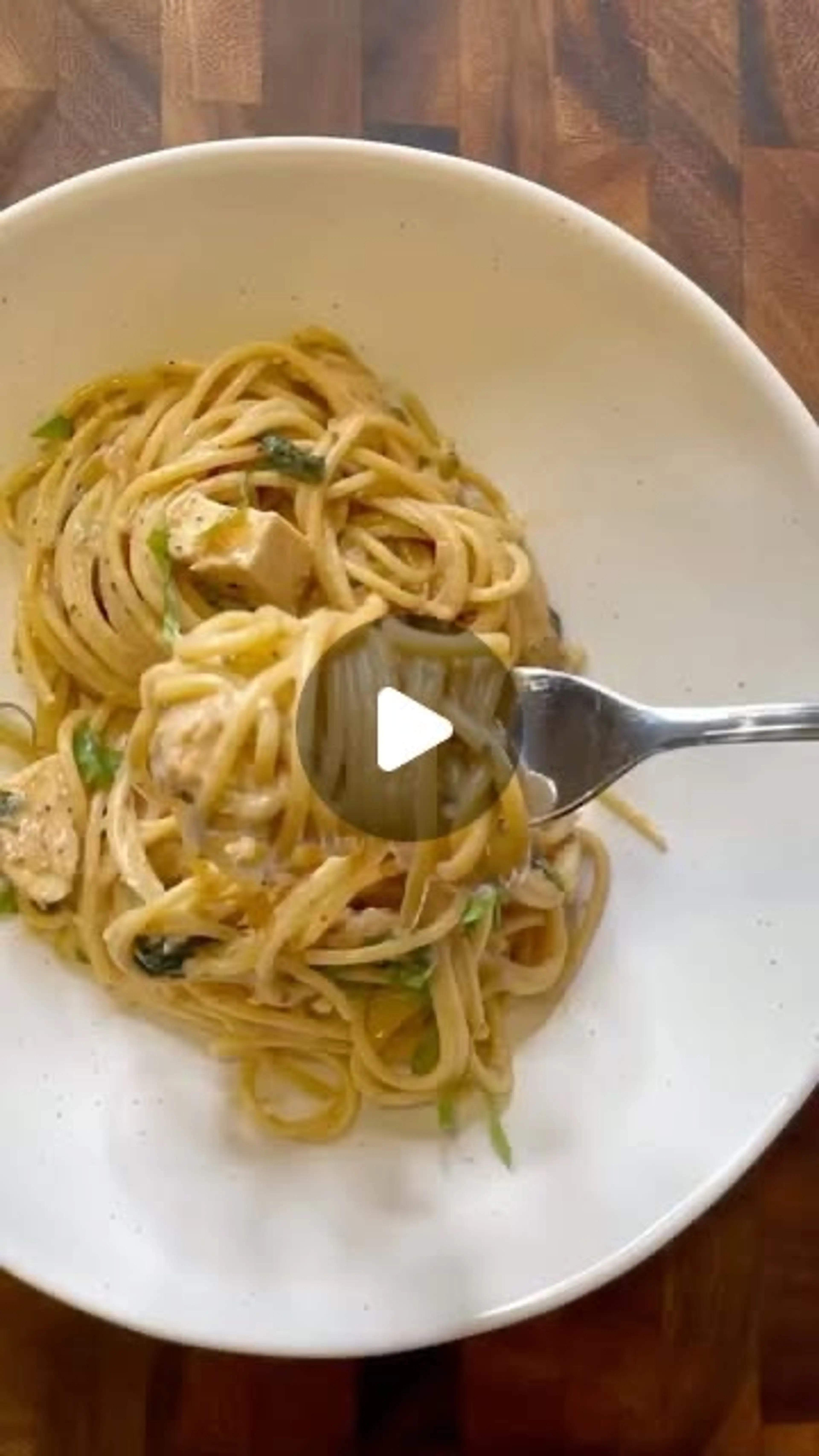 Spinach & Cream Chicken Pasta