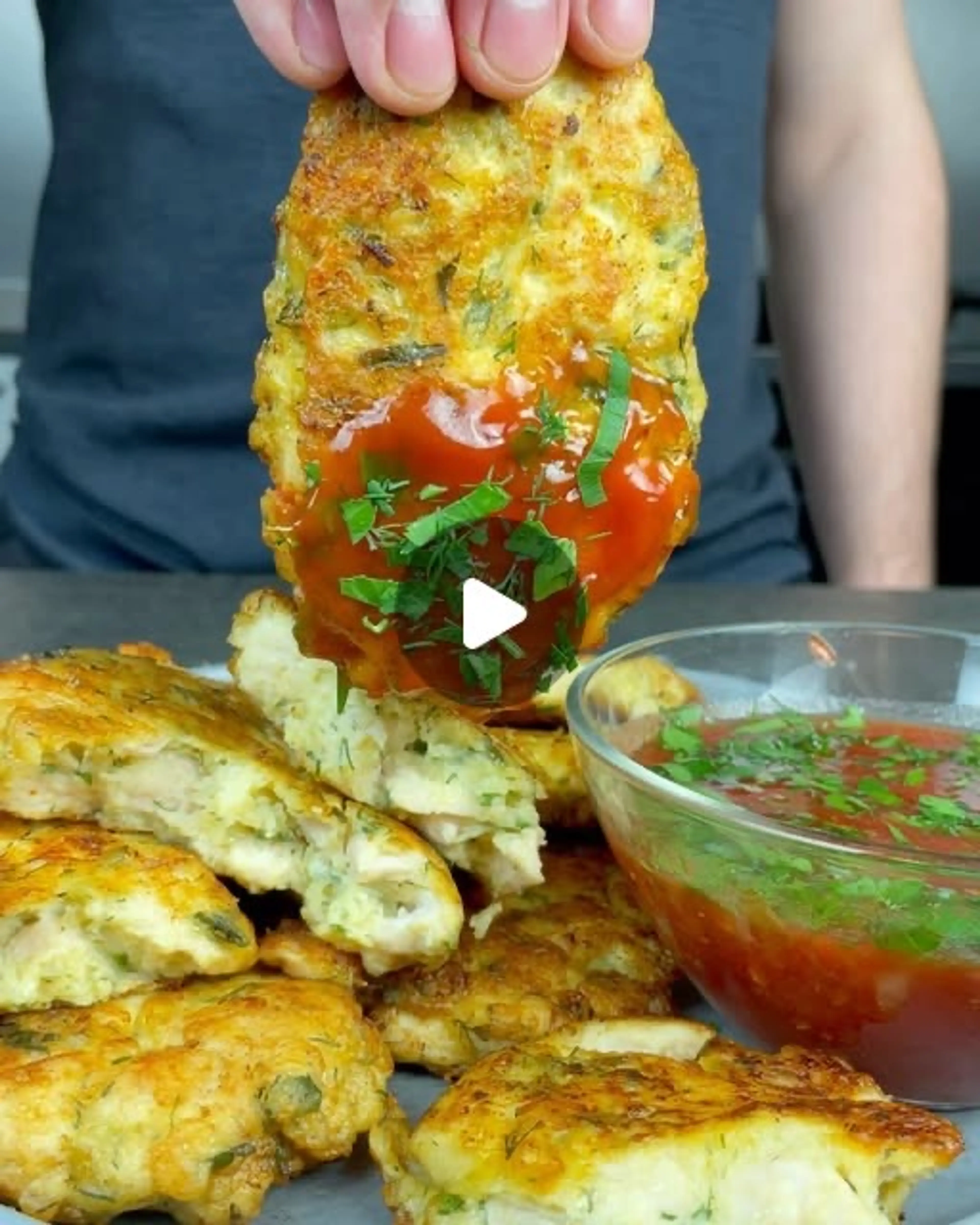 Котлетки Из Рубленой Курицы С Сыром И Зеленью
