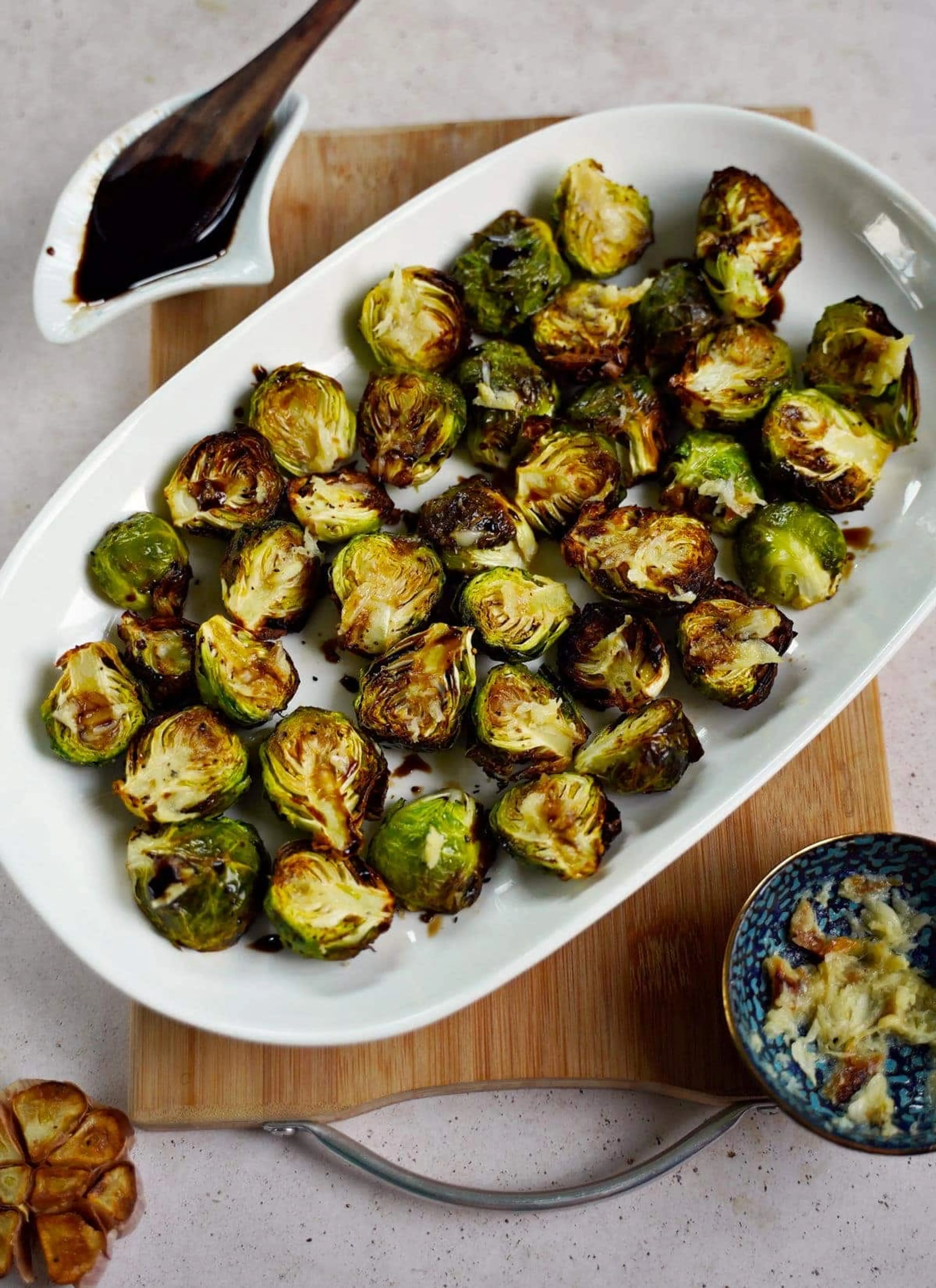 Knuspriger Rosenkohl
