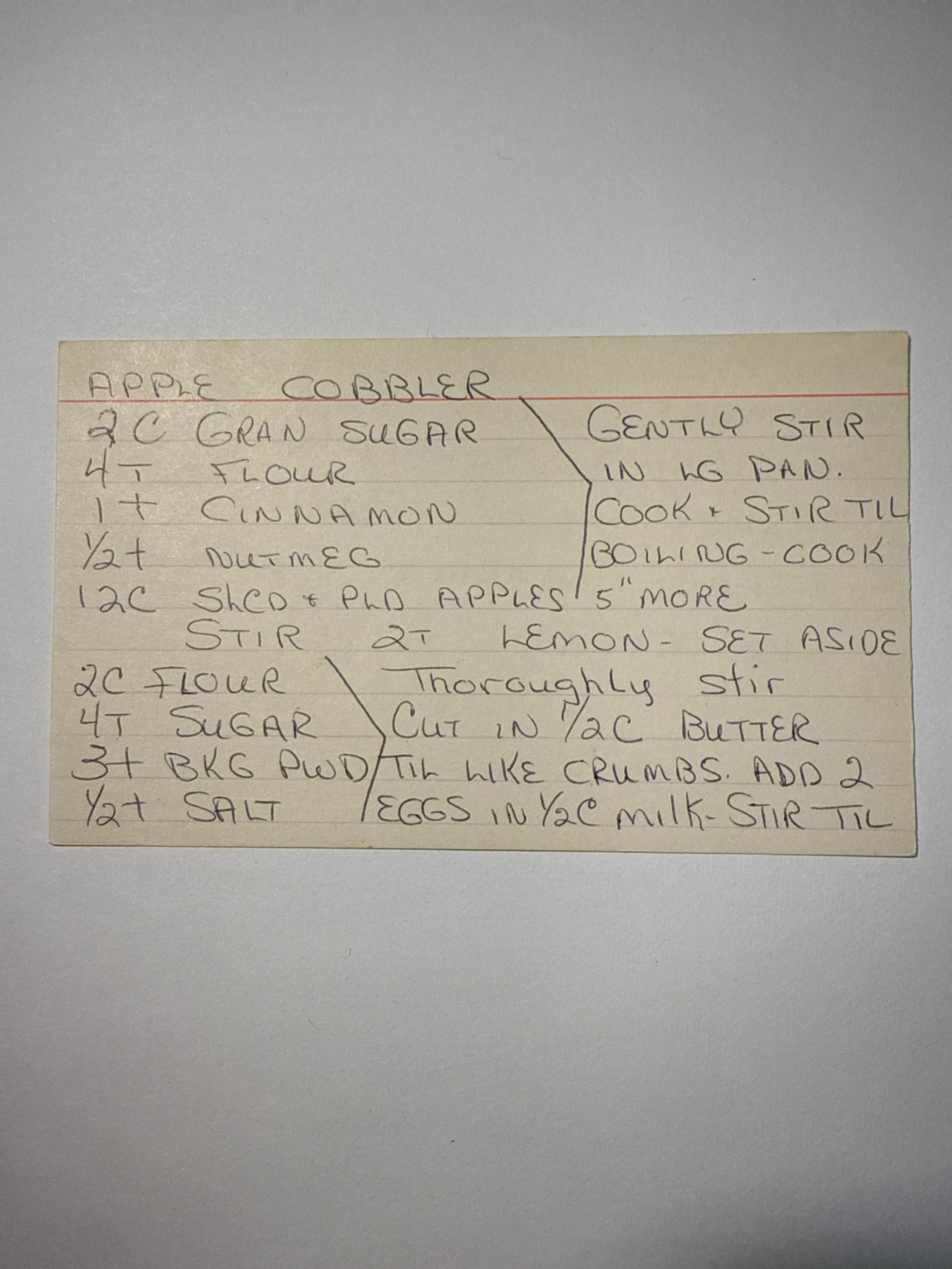 Apple Cobbler