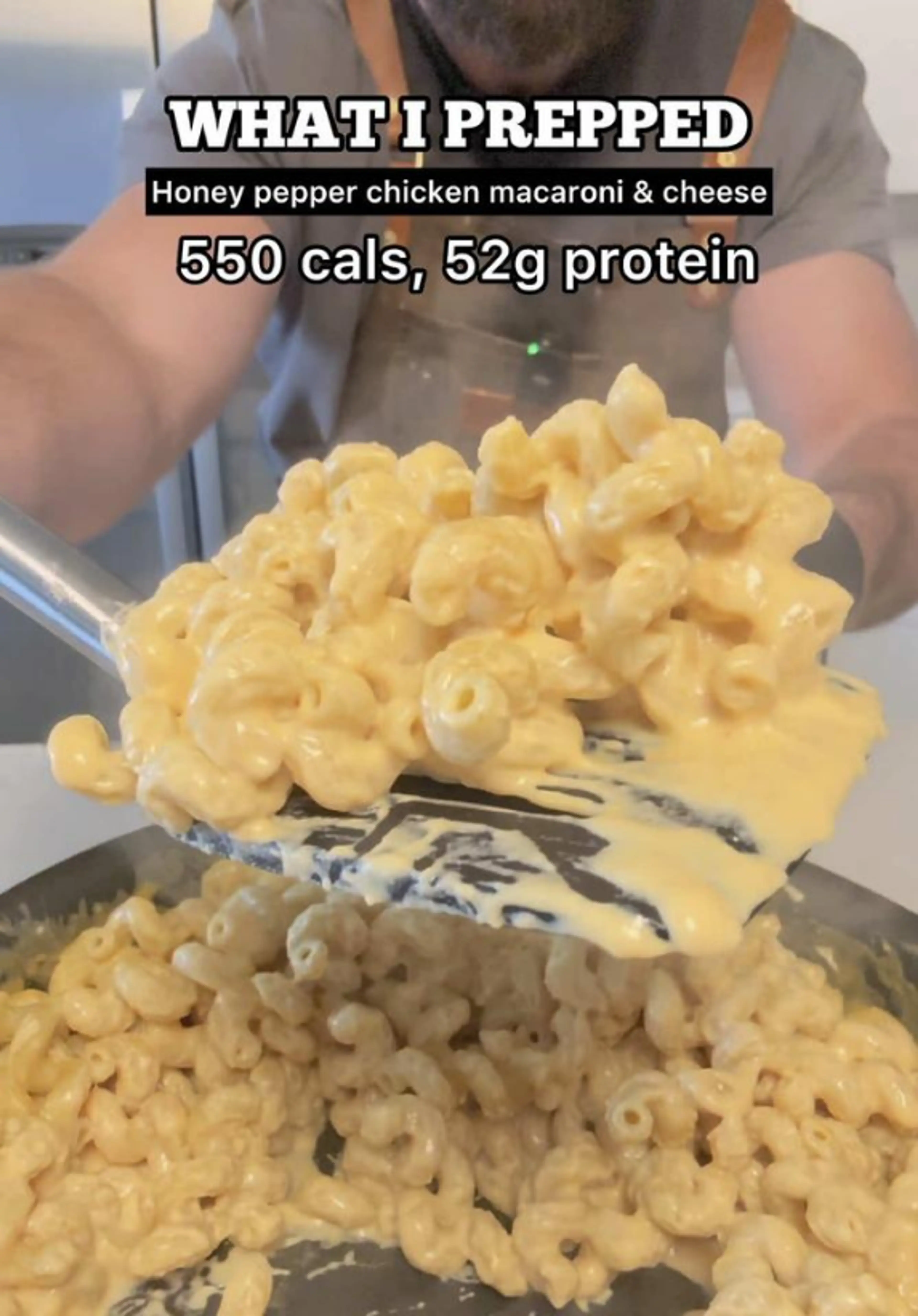 Healthy Honey Pepper Chicken Mac and Cheese (500 Calories, 5
