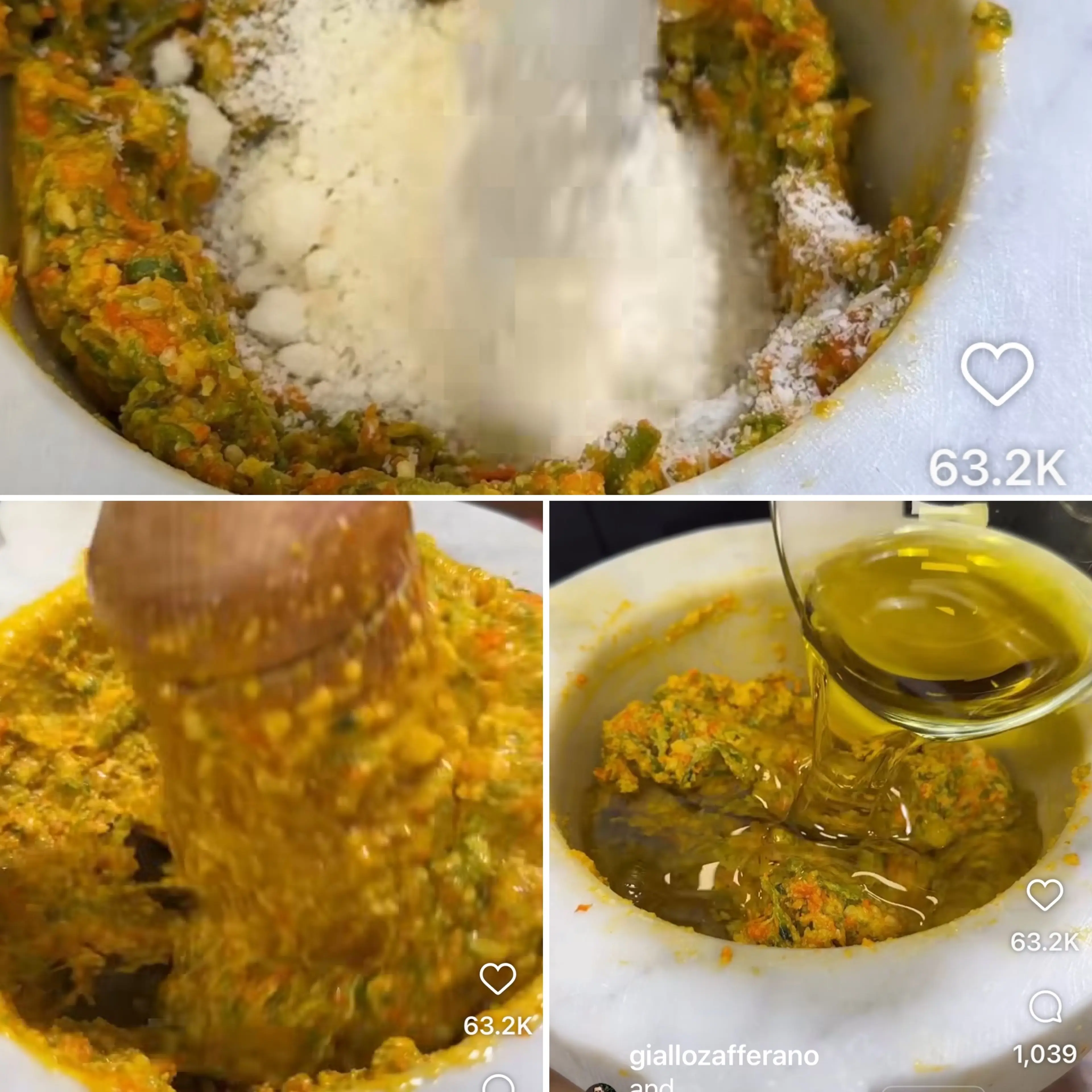 Pasta con Pesto di Fiori di Zucca e Mazzancolle