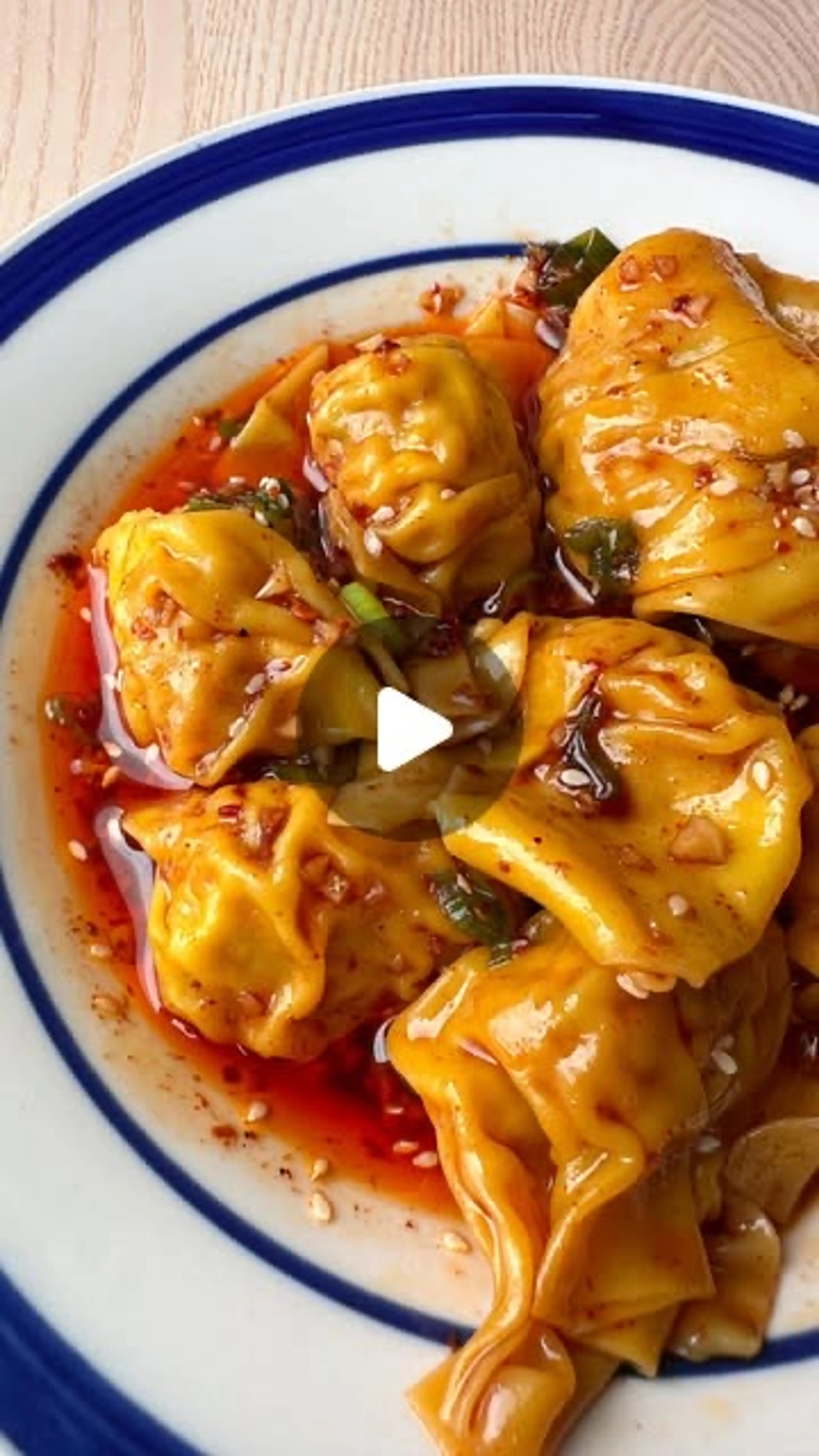 Chilli Oil Wontons (紅油抄手
