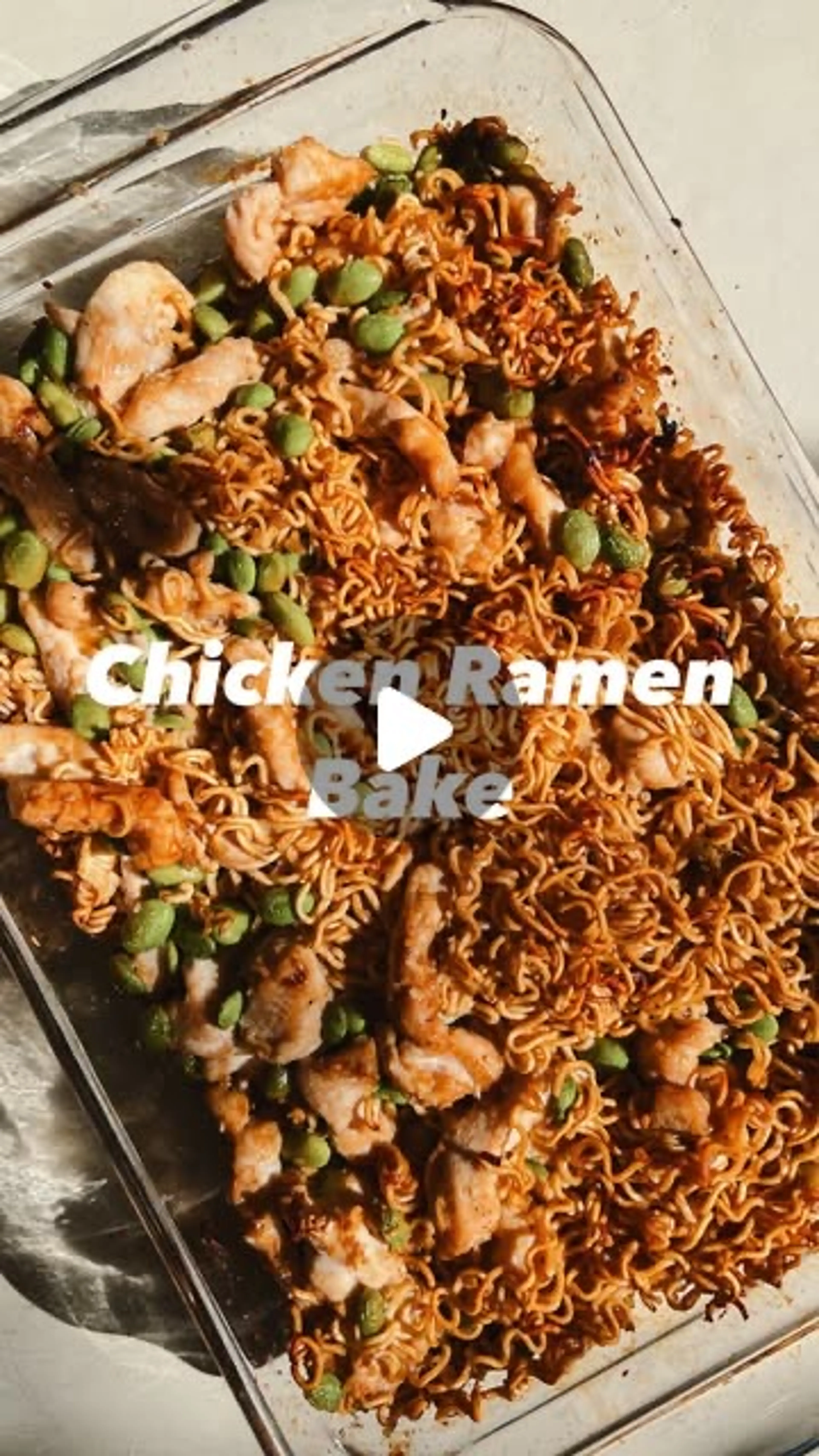 Chicken Ramen Teriyaki Bake