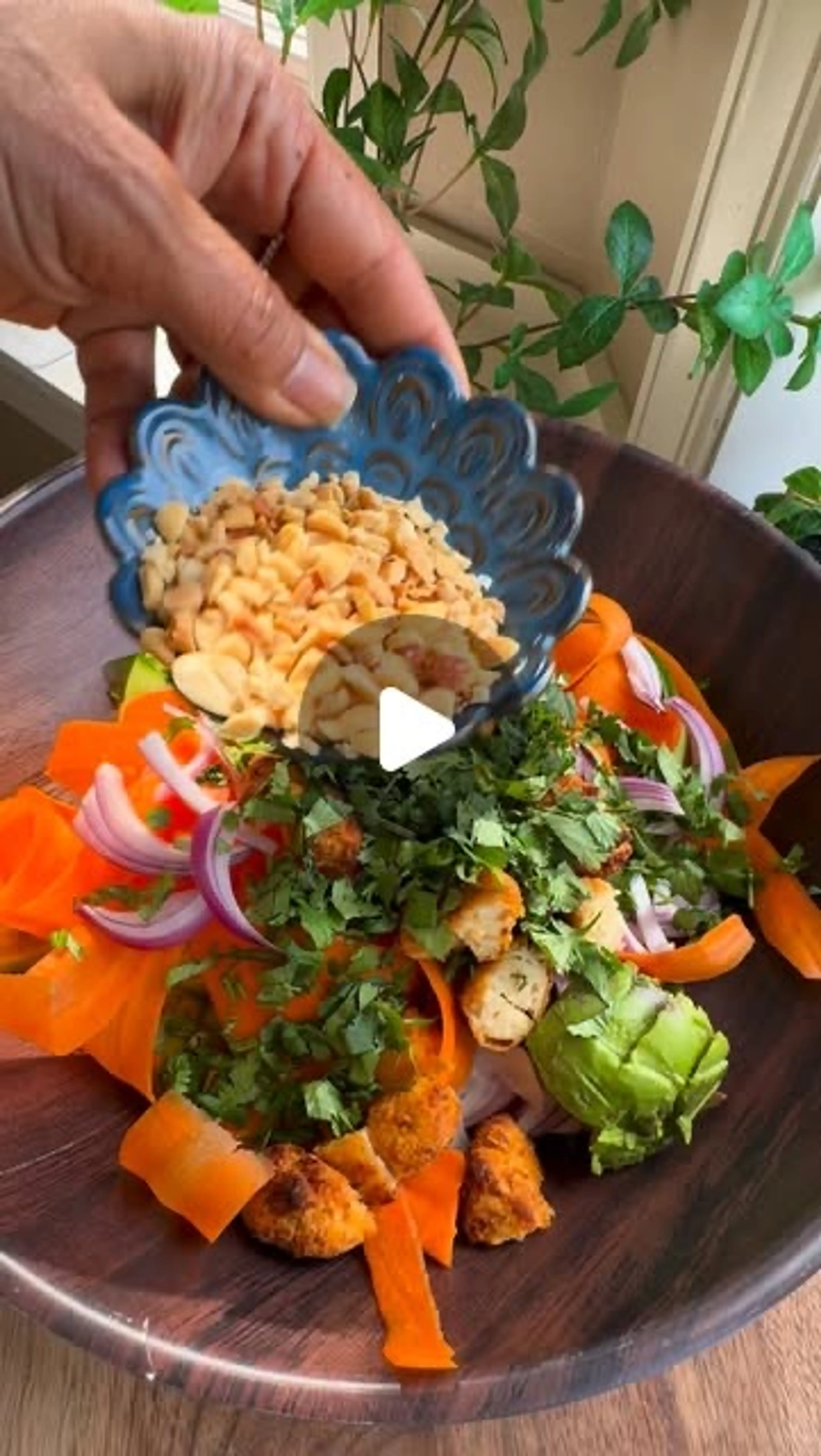 Asian Cucumber  Ribbon Salad