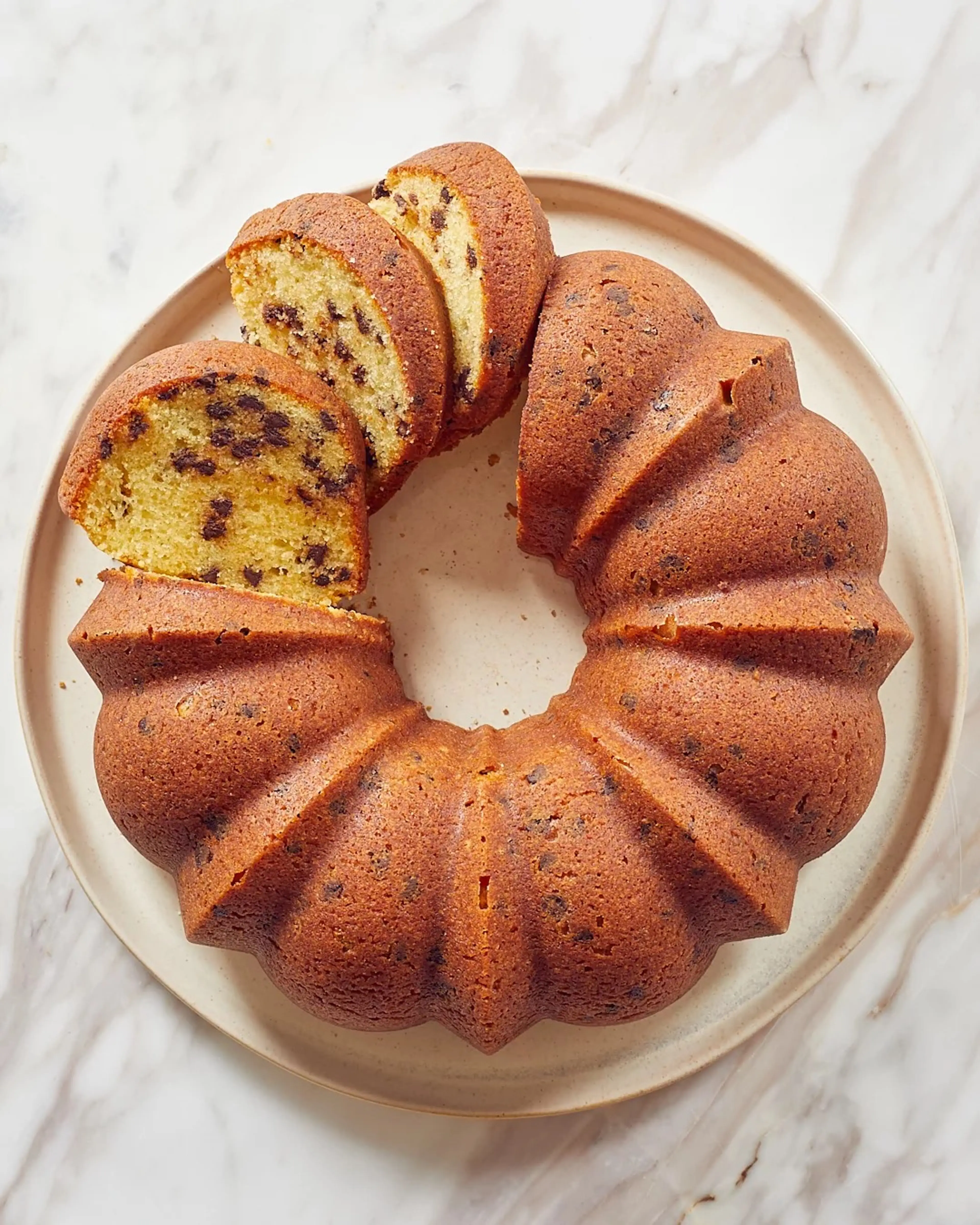 Sour Cream Chocolate Chip Bundt Cake