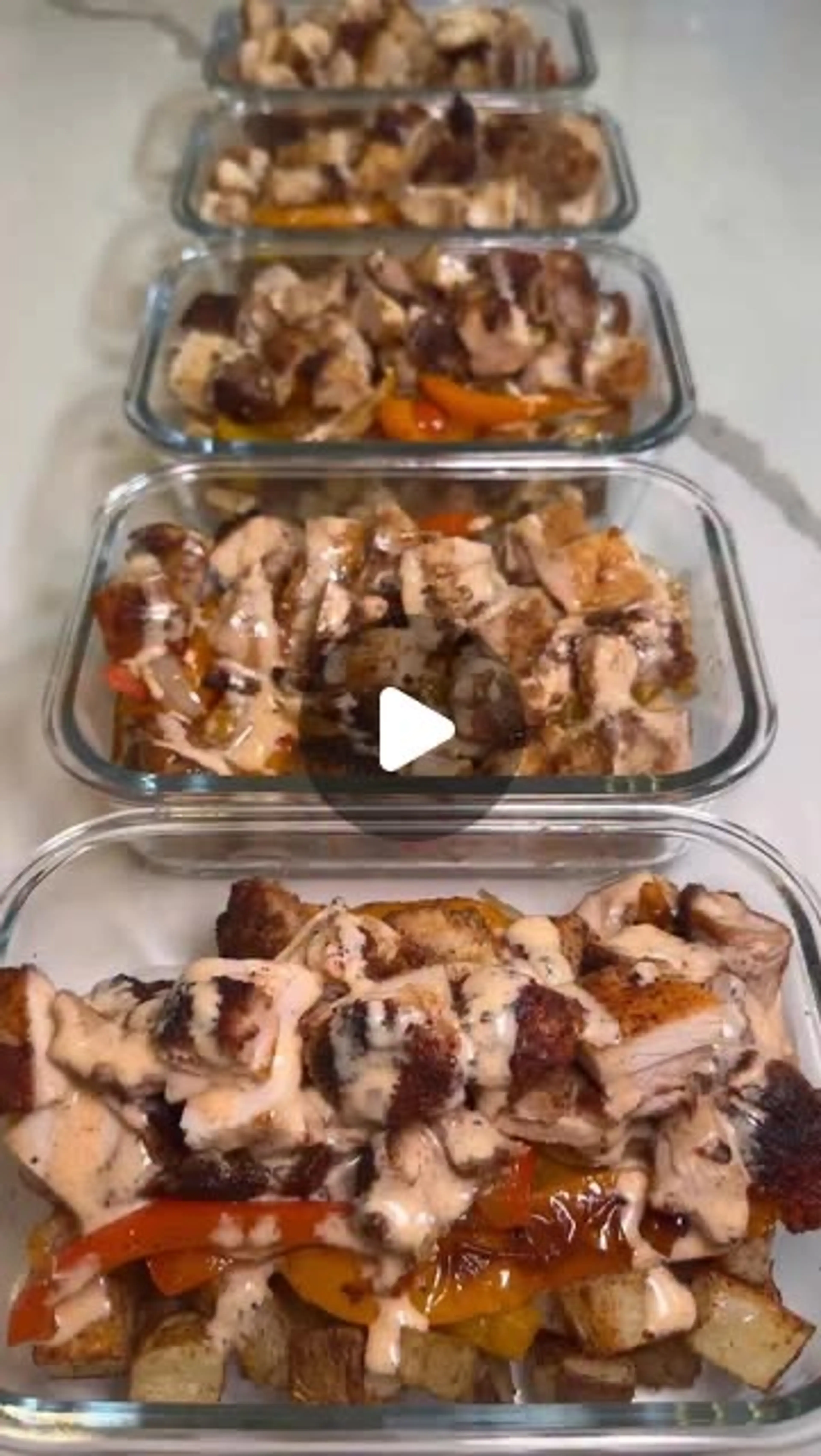 Chicken Thigh & Crispy Potato Bowls