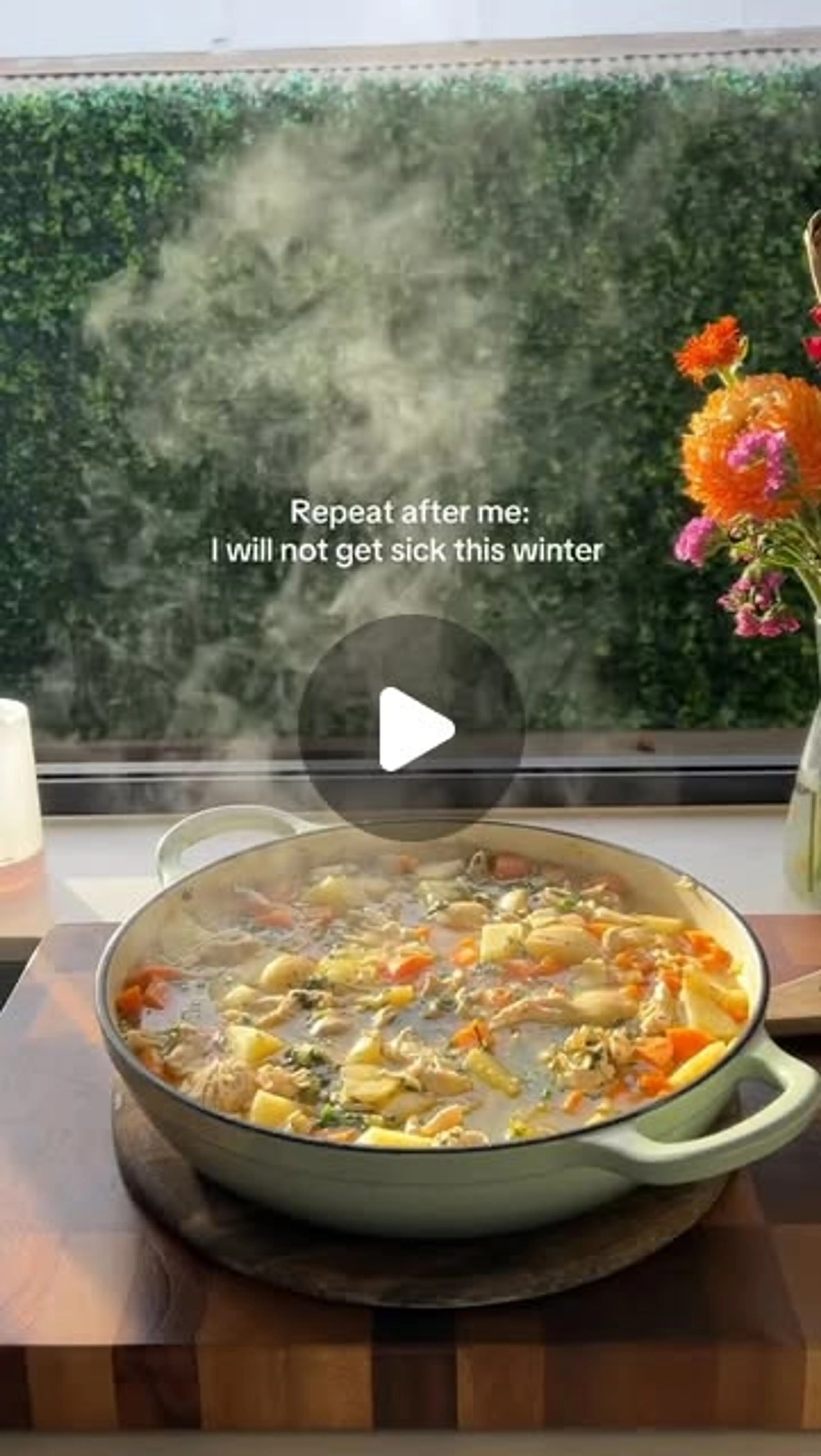 Lemon & Ginger Chicken Immunity Soup