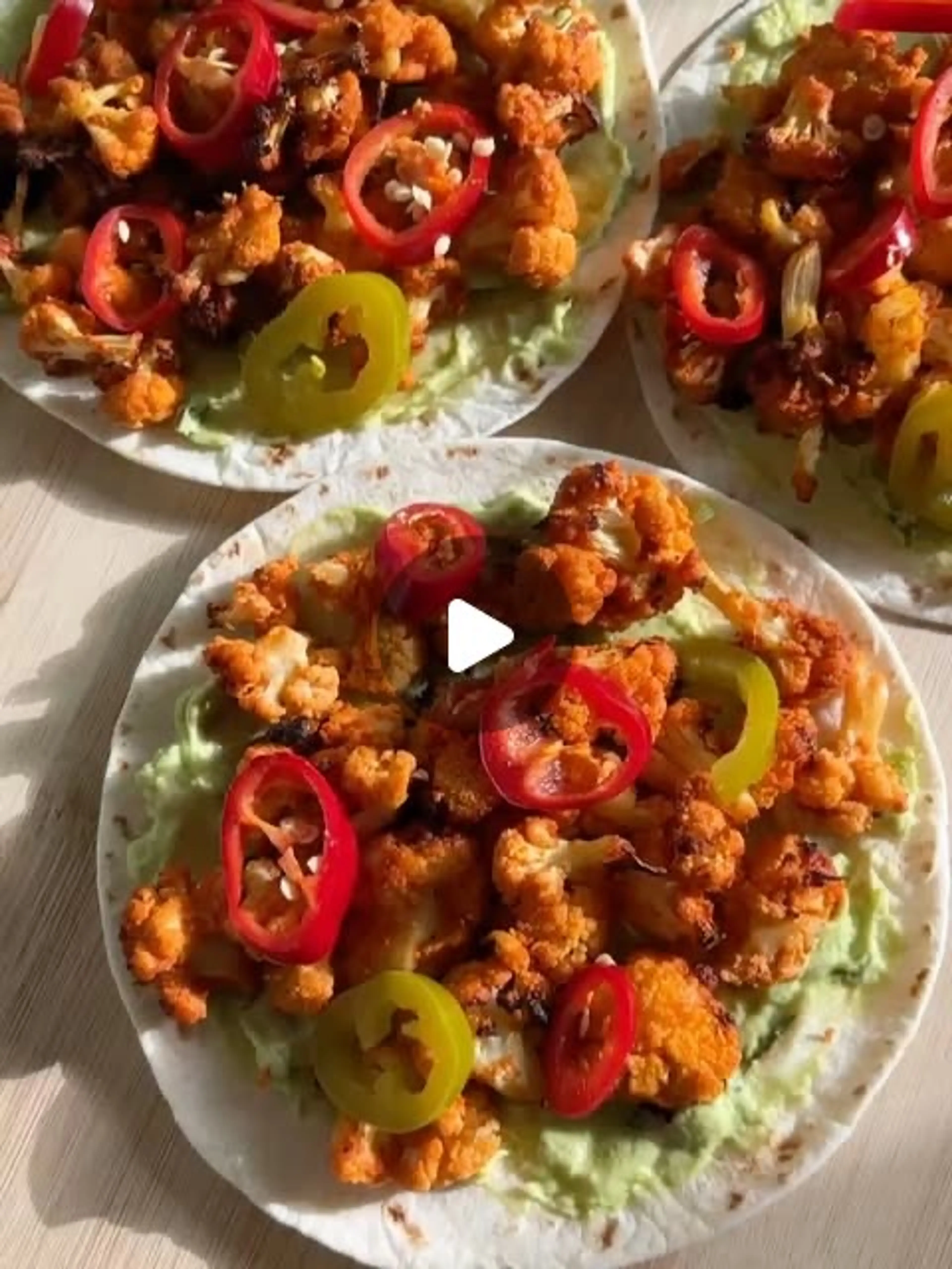 Spicy Gochujang Cauliflower Tacos