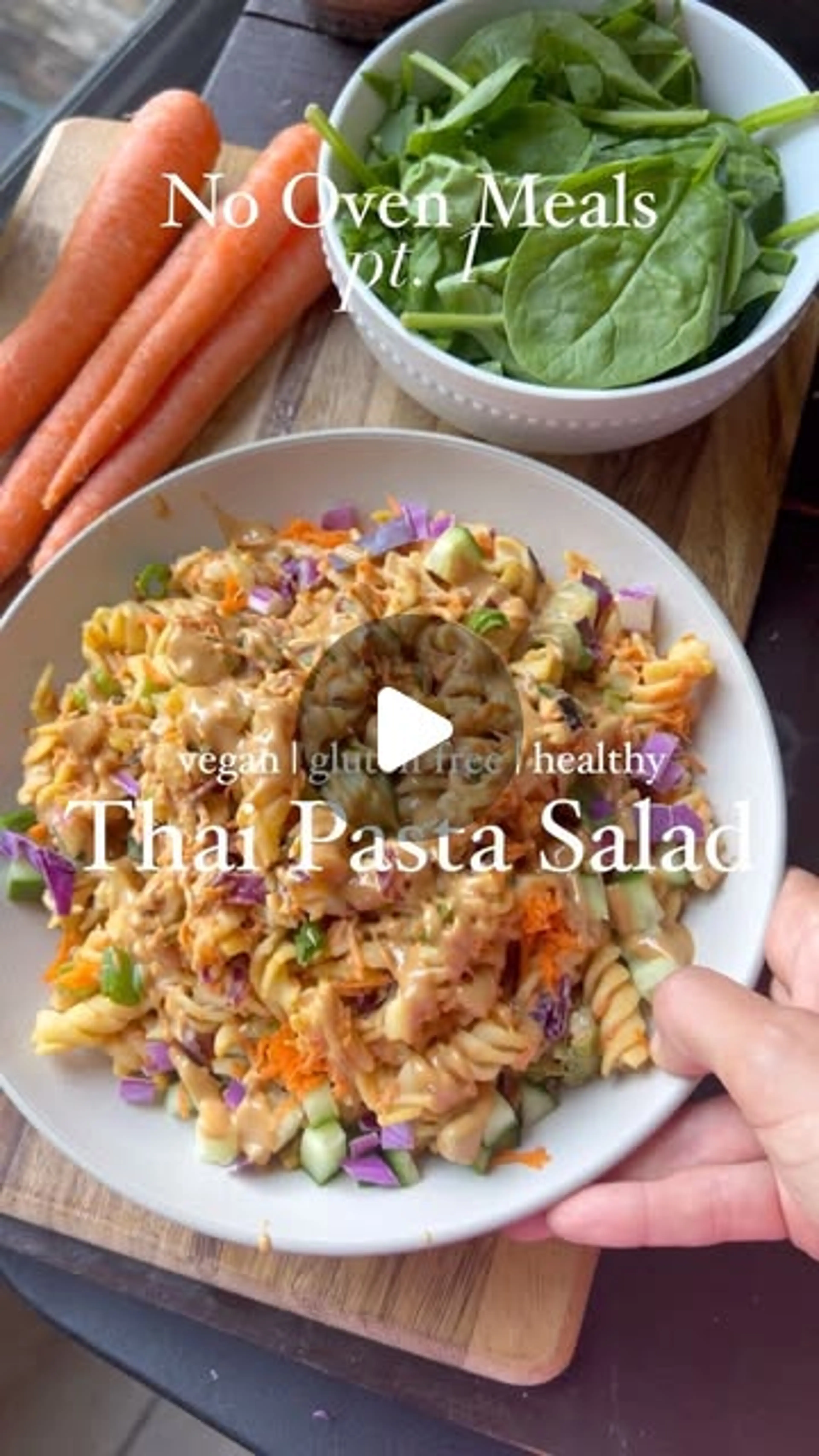 Thai Inspired Pasta Salad