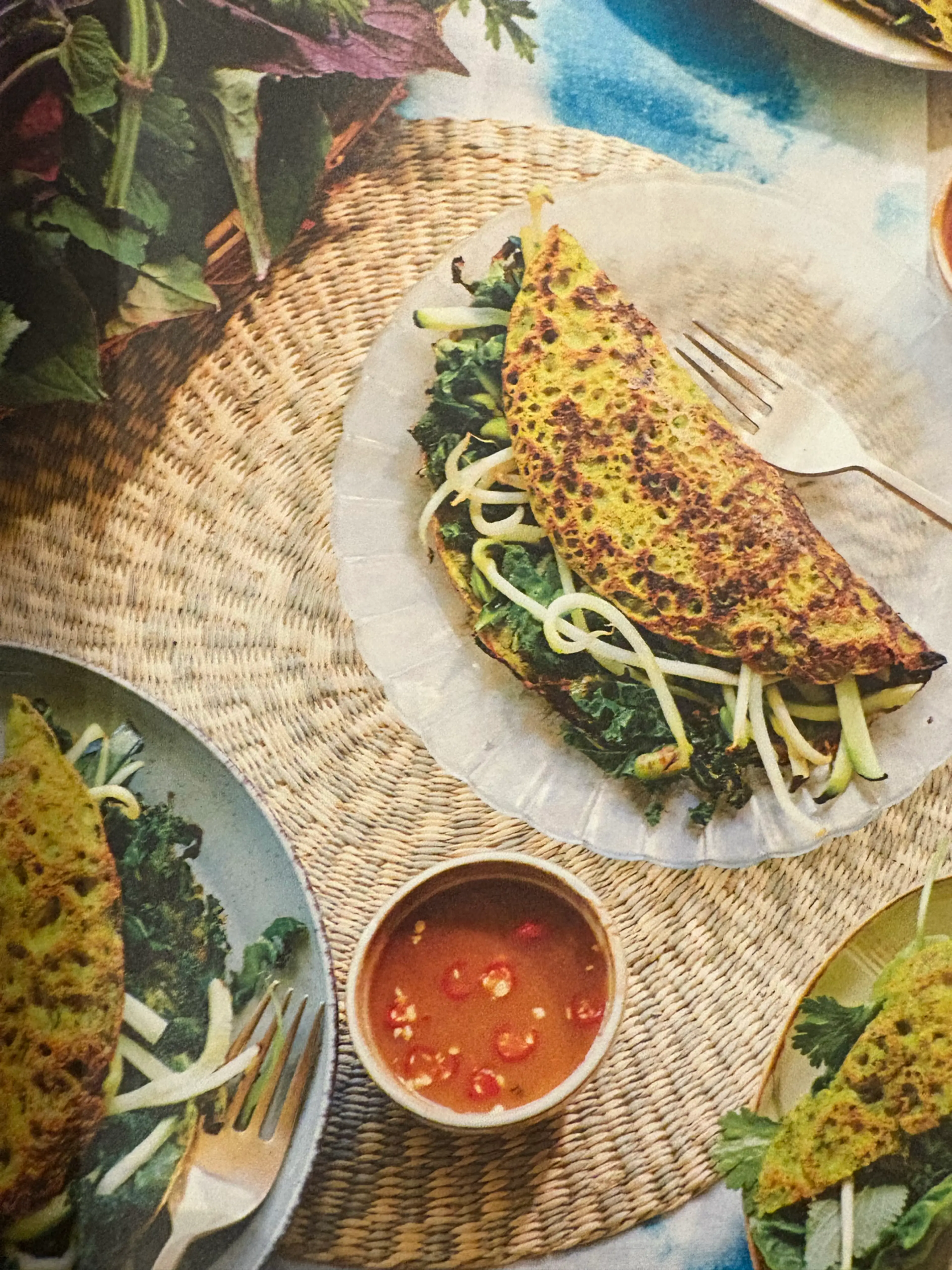 CRISPY VEGETABLE CRÊPES 122 BÁNH XÈO CHAY